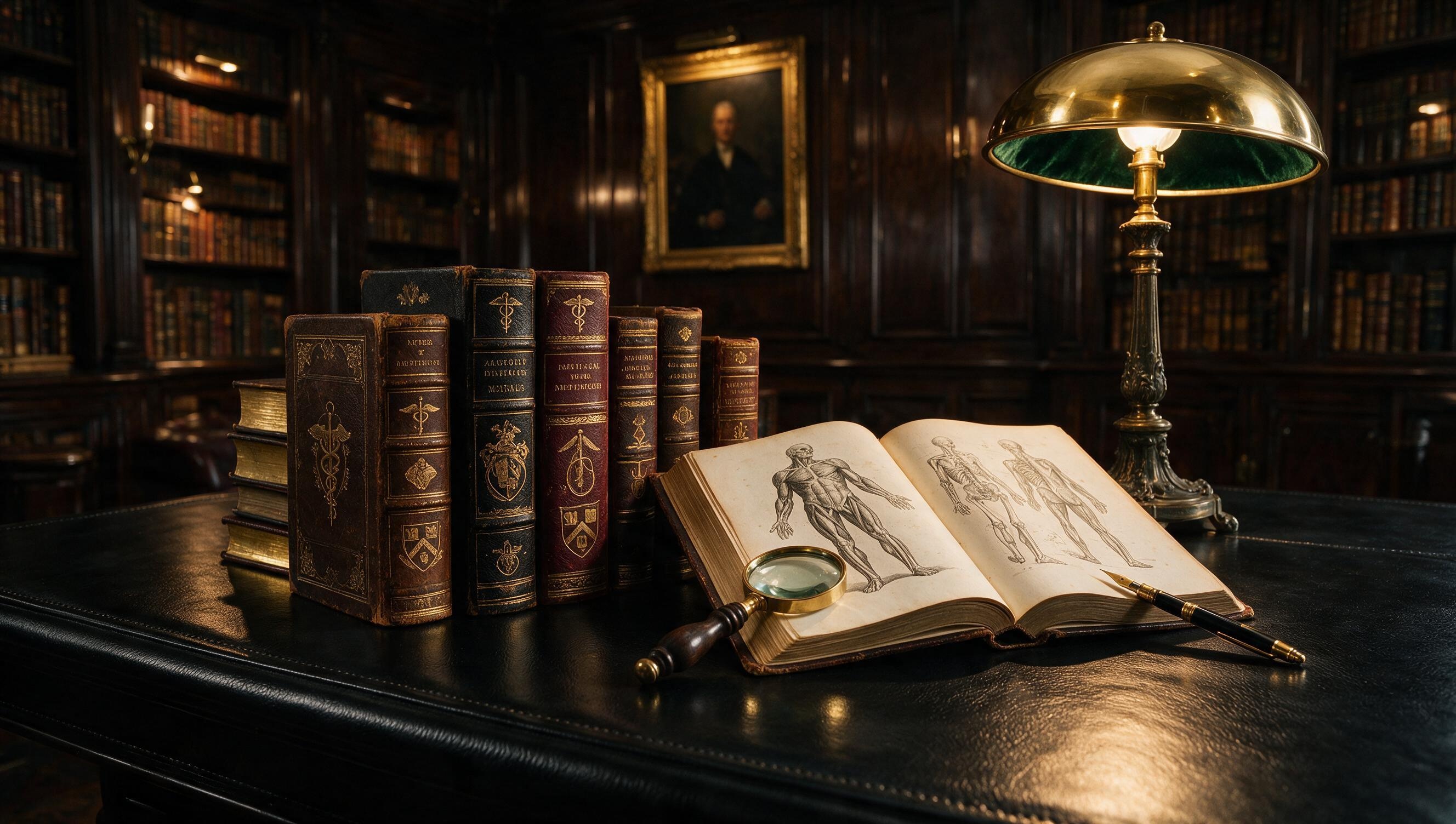 Editorial still-life representing prestigious professional education