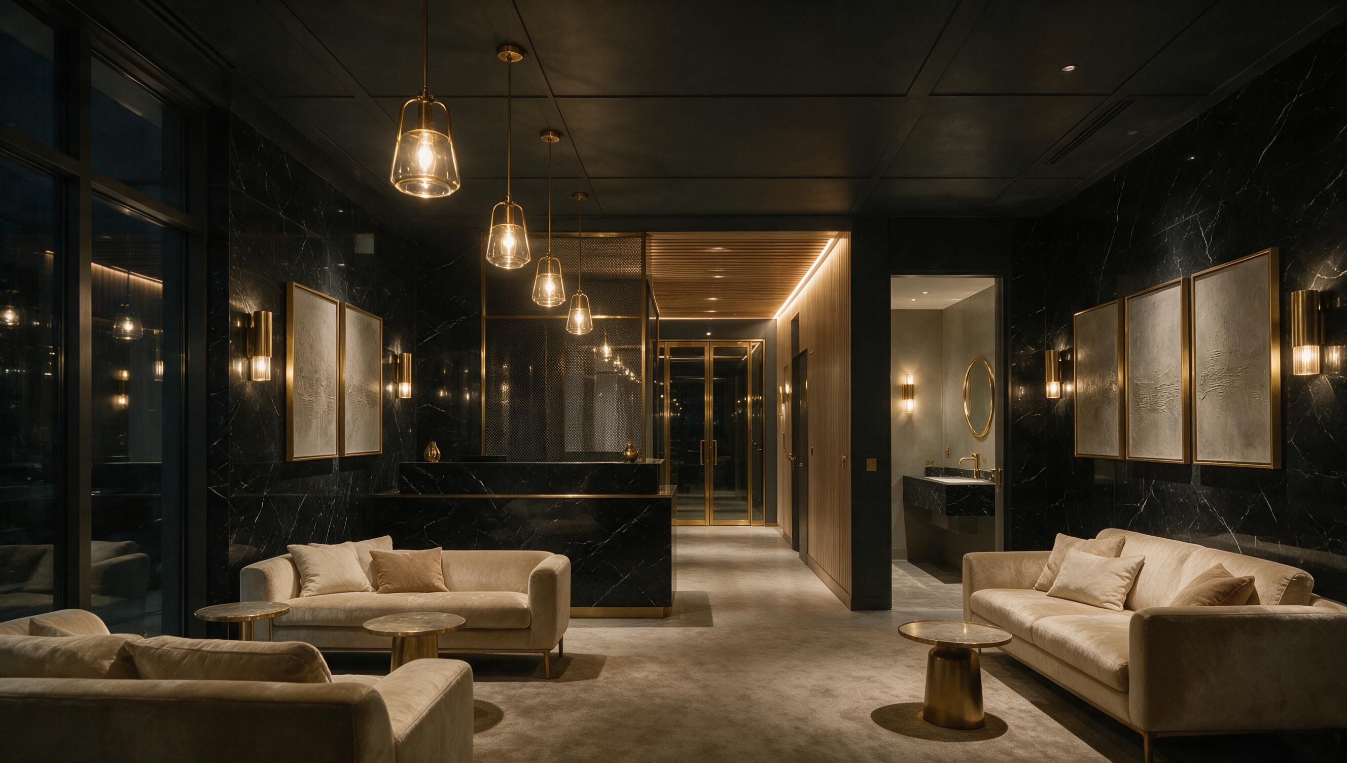 Editorial photograph of a luxury clinical education environment