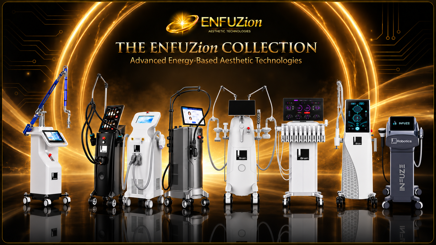 The ENFUZion Series — a lineup of professional energy-based aesthetic technology platforms