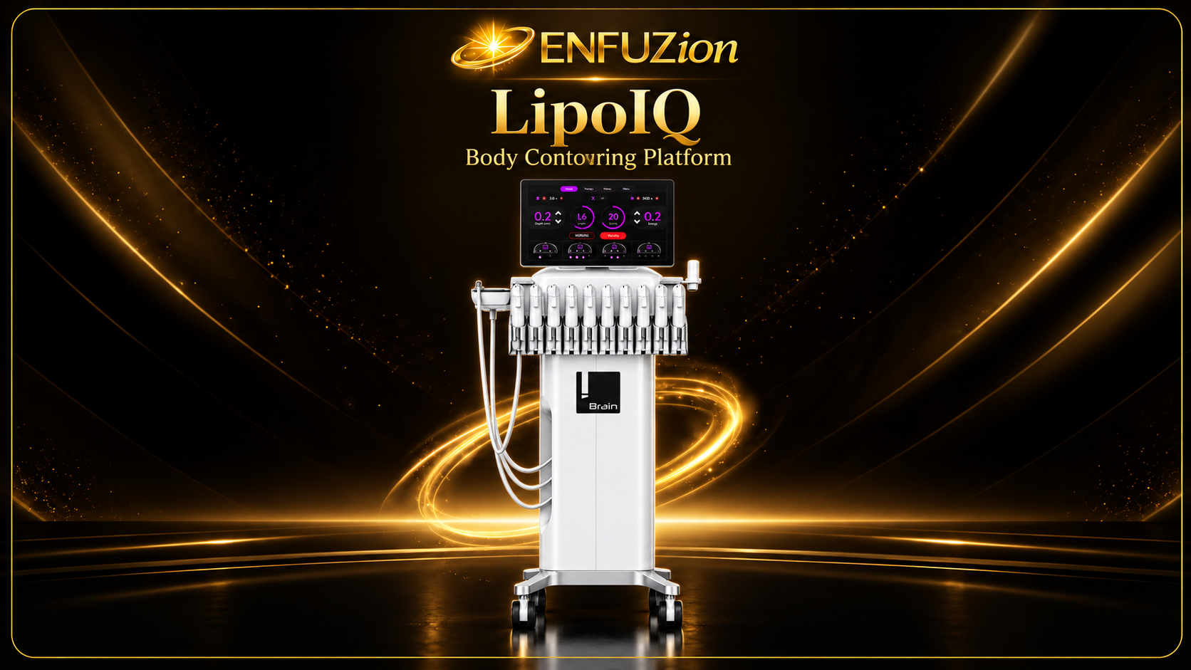 ENFUZion LipoIQ multi-paddle laser lipolysis device