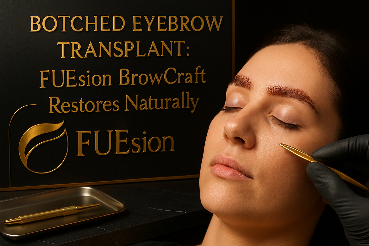 BOTCHED EYEBROW TRANSPLANT: FUESION BROWCRAFT RESTORES NATURAL BROWS
