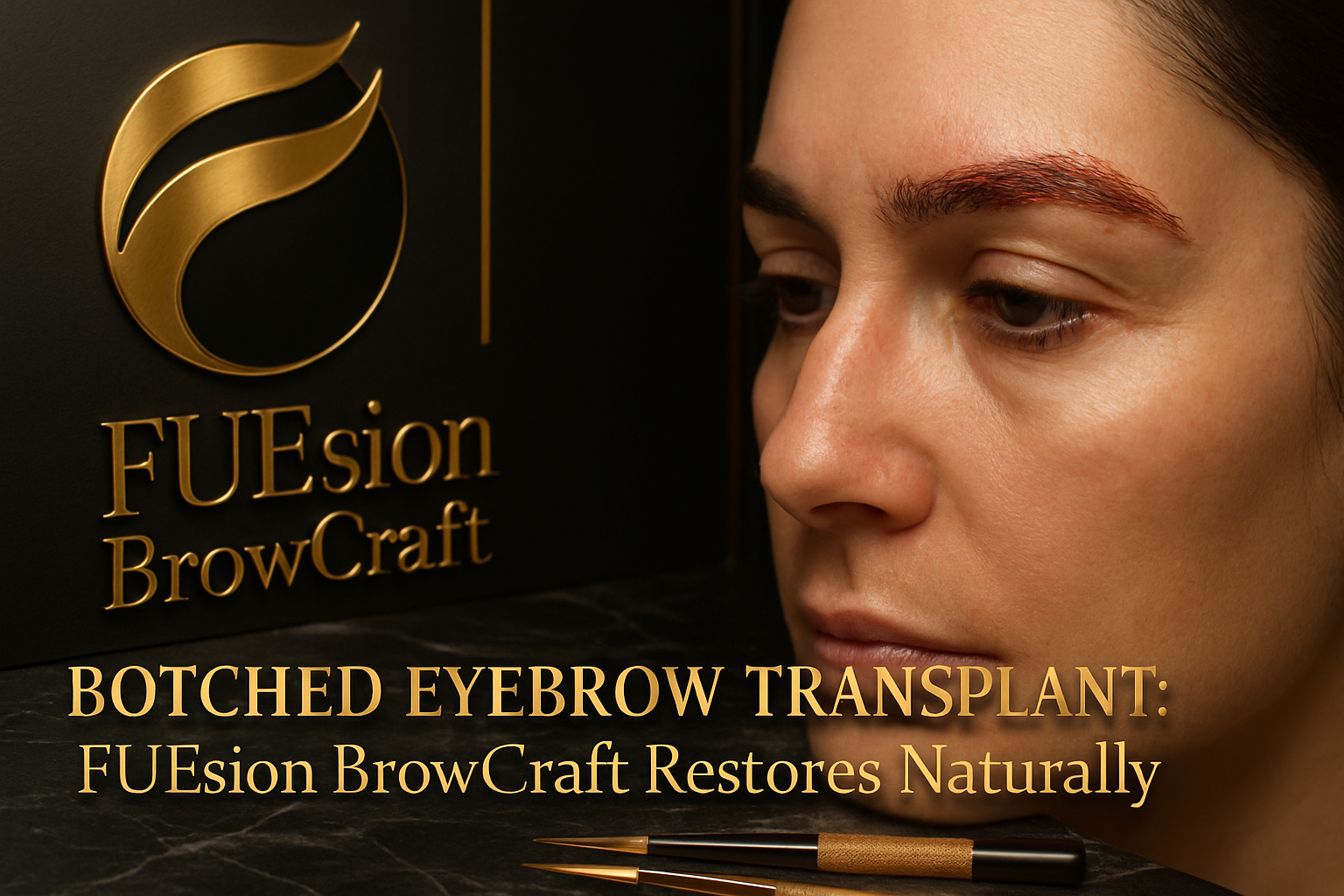 BOTCHED EYEBROW TRANSPLANT: FUESION BROWCRAFT MICRO‑FUE REPAIR