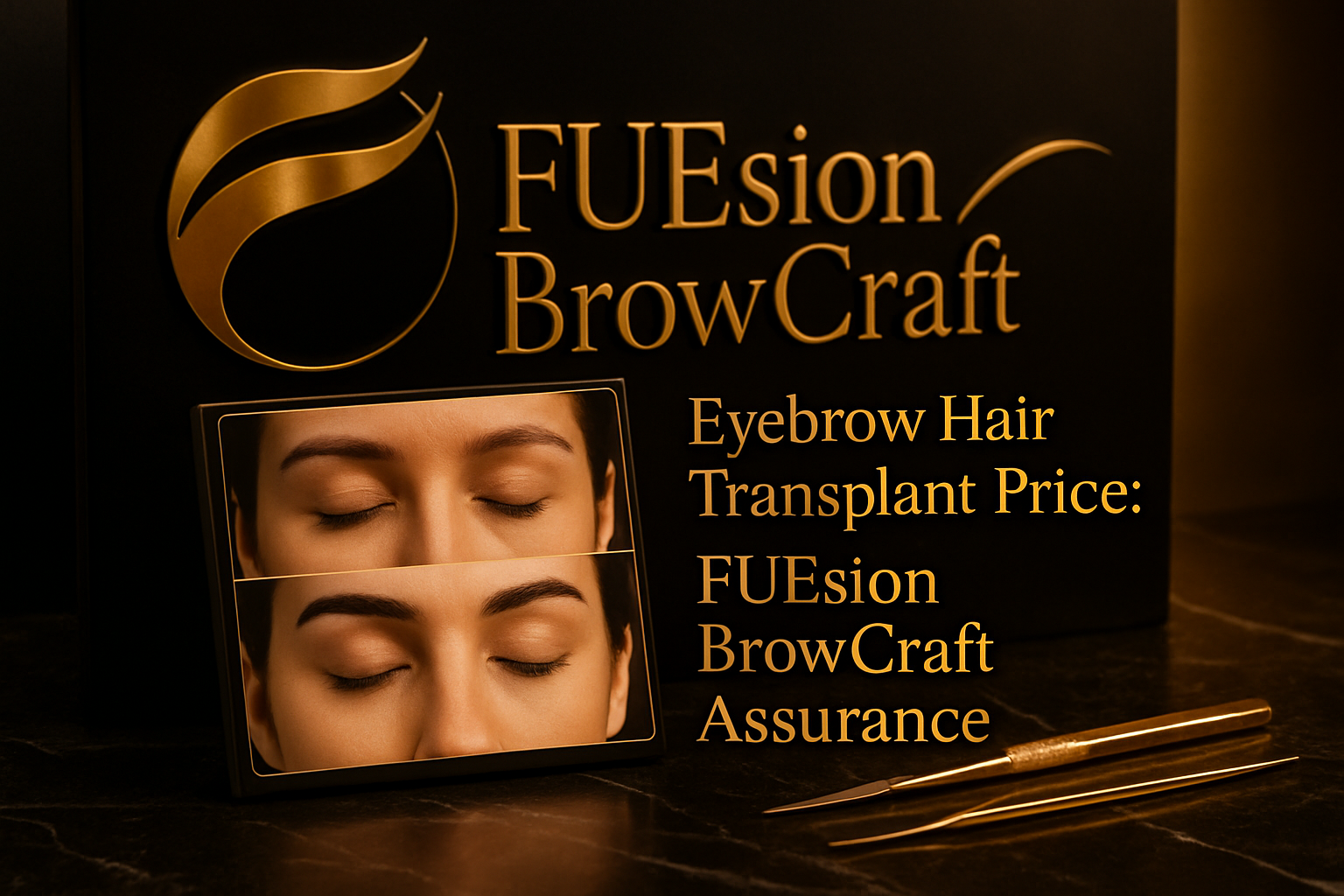 EYEBROW HAIR TRANSPLANT PRICE: FUESION BROWCRAFT SHOWS BEFORE AFTER RESULTS