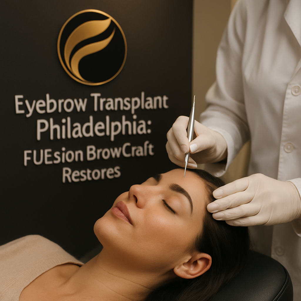 EYEBROW TRANSPLANT PHILADELPHIA: FUESION BROWCRAFT DELIVERS NATURAL BROW RESTORATION
