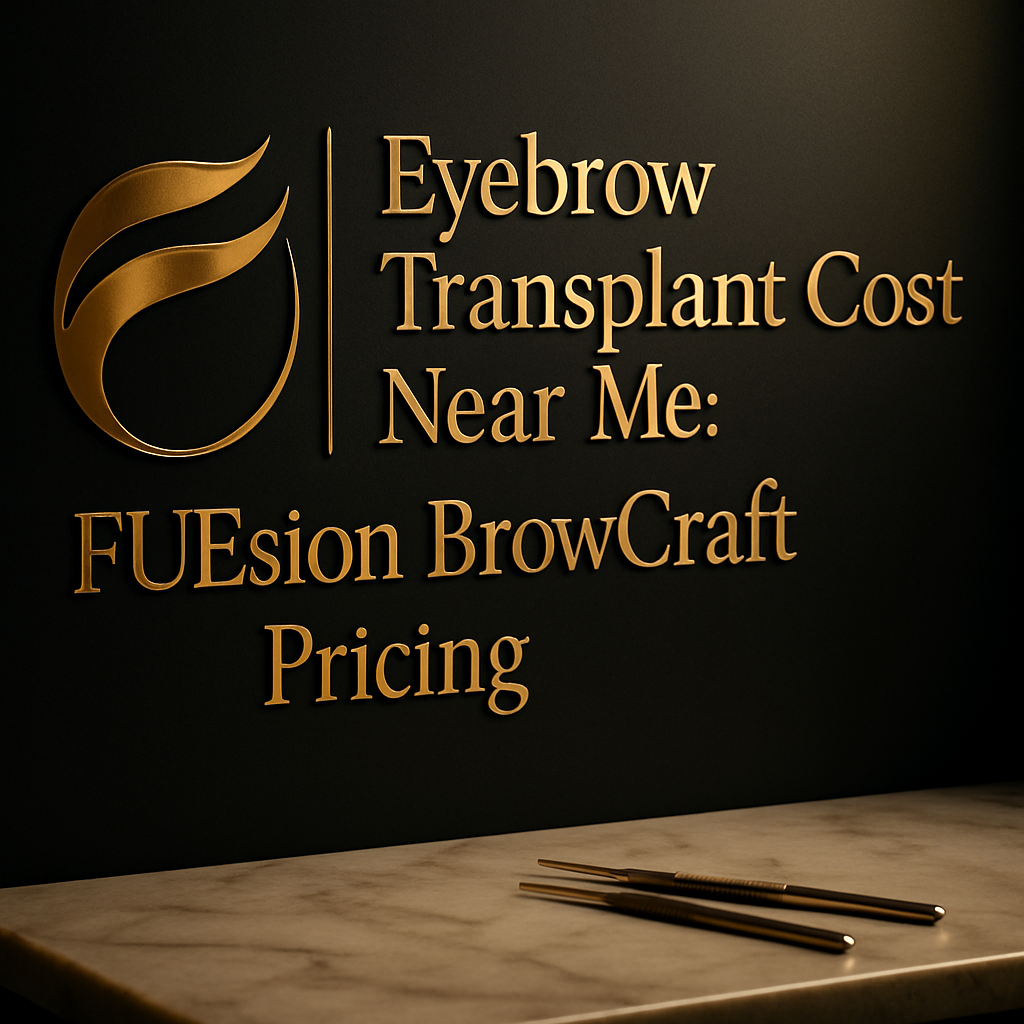 EYEBROW TRANSPLANT COST NEAR ME: FUESION BROWCRAFT PRICING