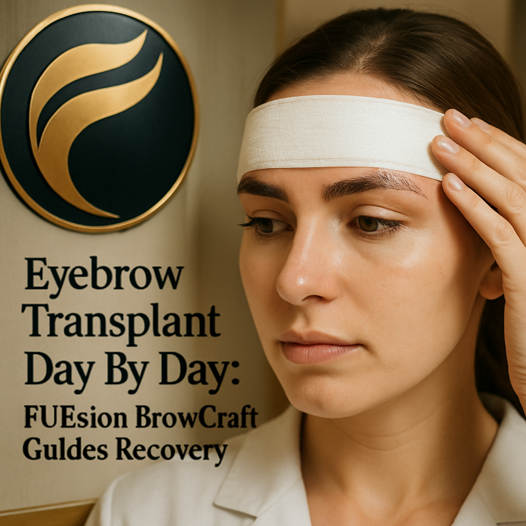 EYEBROW TRANSPLANT DAY BY DAY: FUESION BROWCRAFT LEADS YOUR RECOVERY