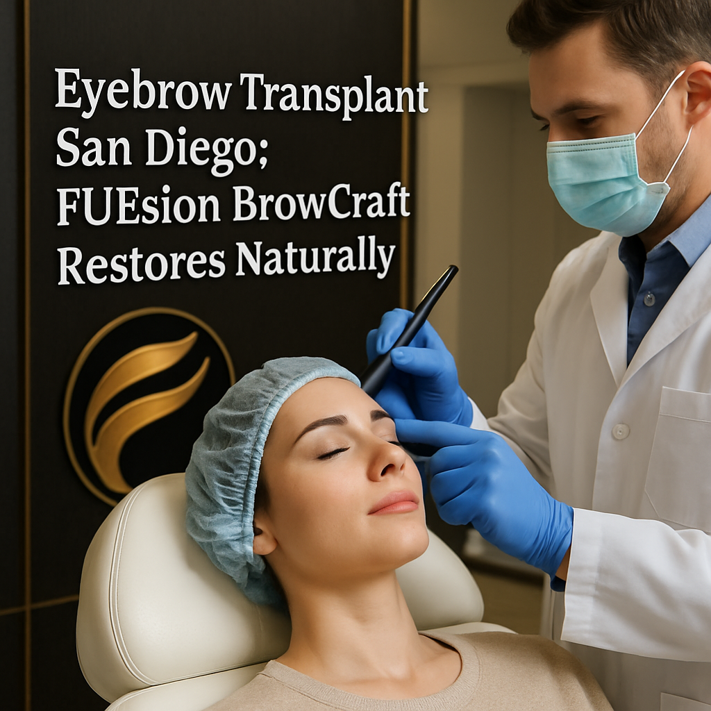 EYEBROW TRANSPLANT SAN DIEGO: FUESION BROWCRAFT LEADS