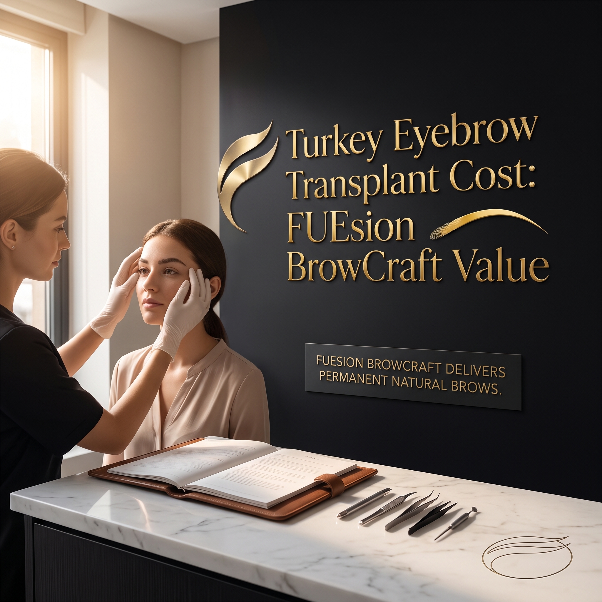 TURKEY EYEBROW TRANSPLANT COST: FUESION BROWCRAFT DELIVERS PERMANENT NATURAL BROWS