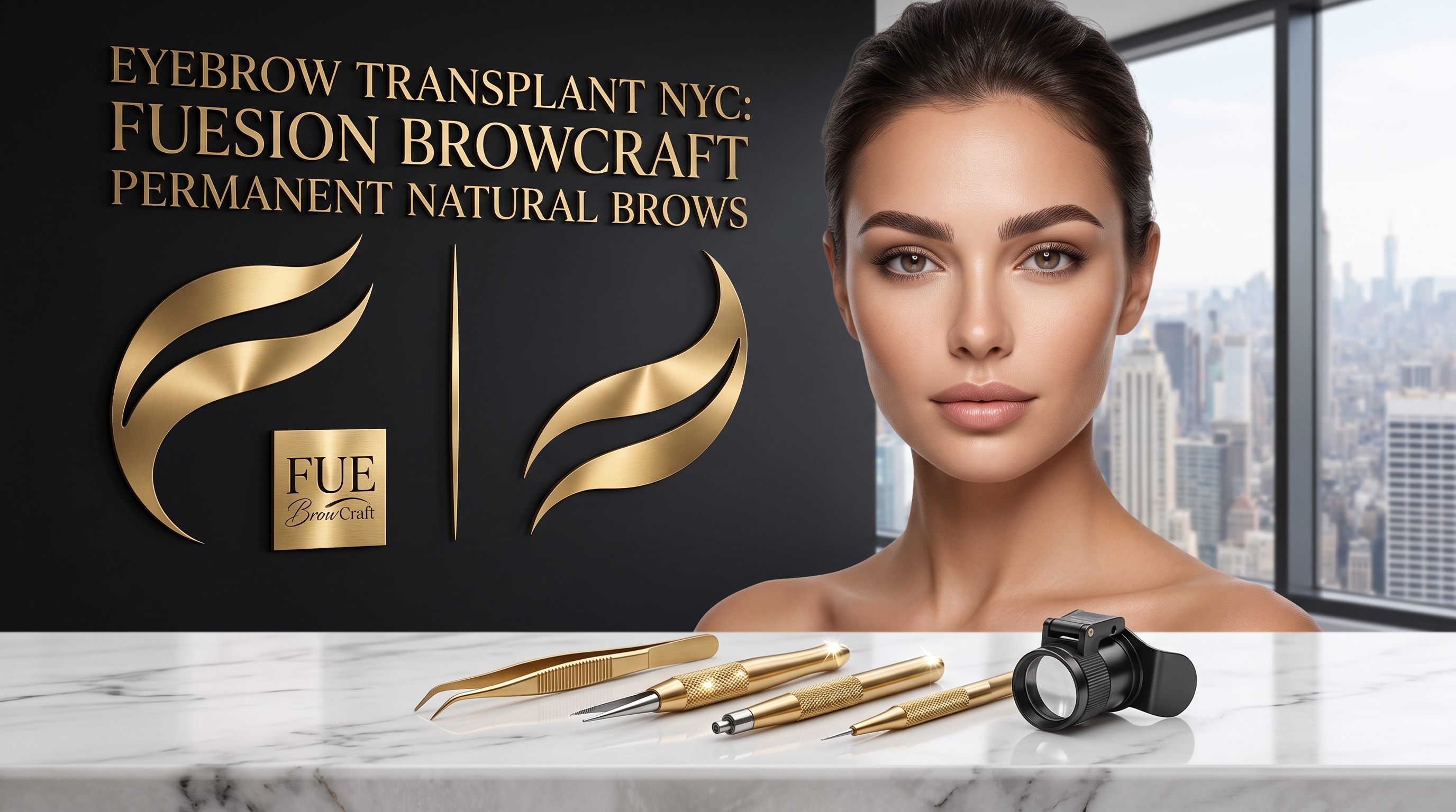 EYEBROW TRANSPLANT NYC: FUESION BROWCRAFT PERMANENT NATURAL BROWS