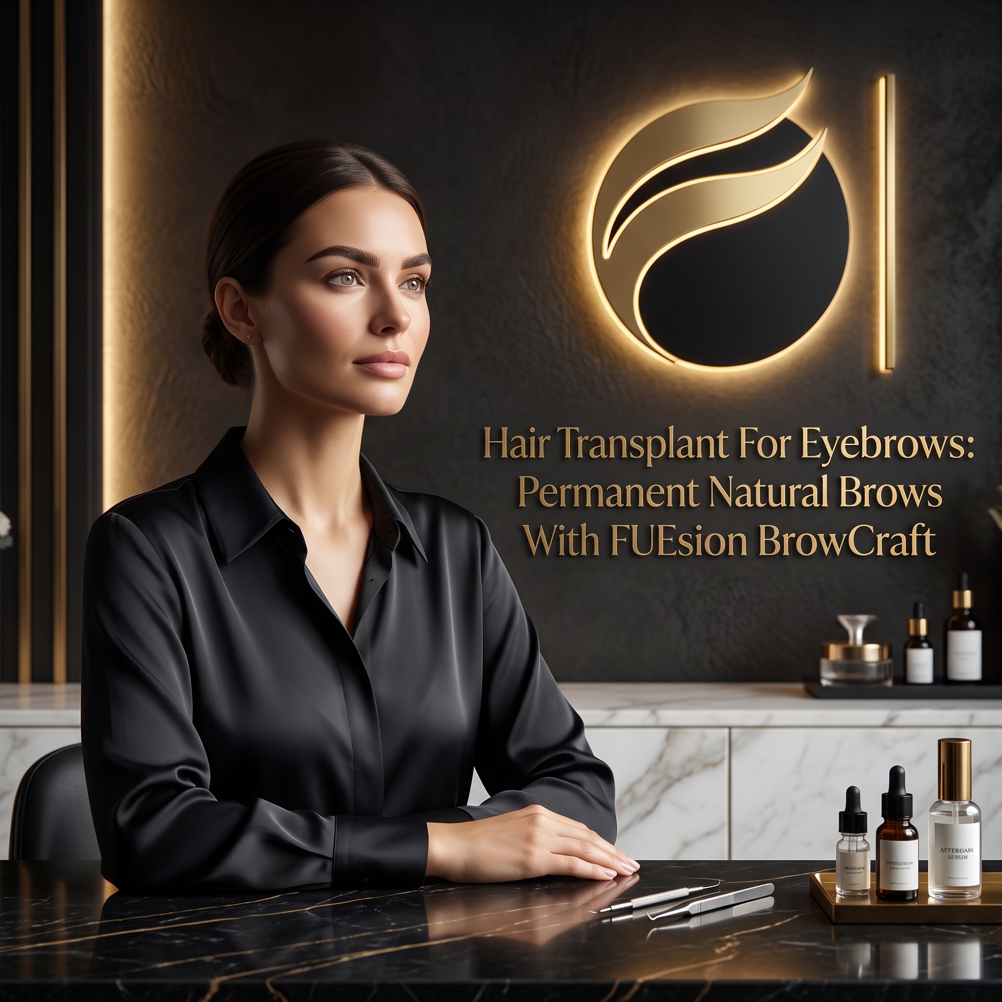 HAIR TRANSPLANT FOR EYEBROWS: FUESION BROWCRAFT PERMANENT NATURAL BROW RESTORATION
