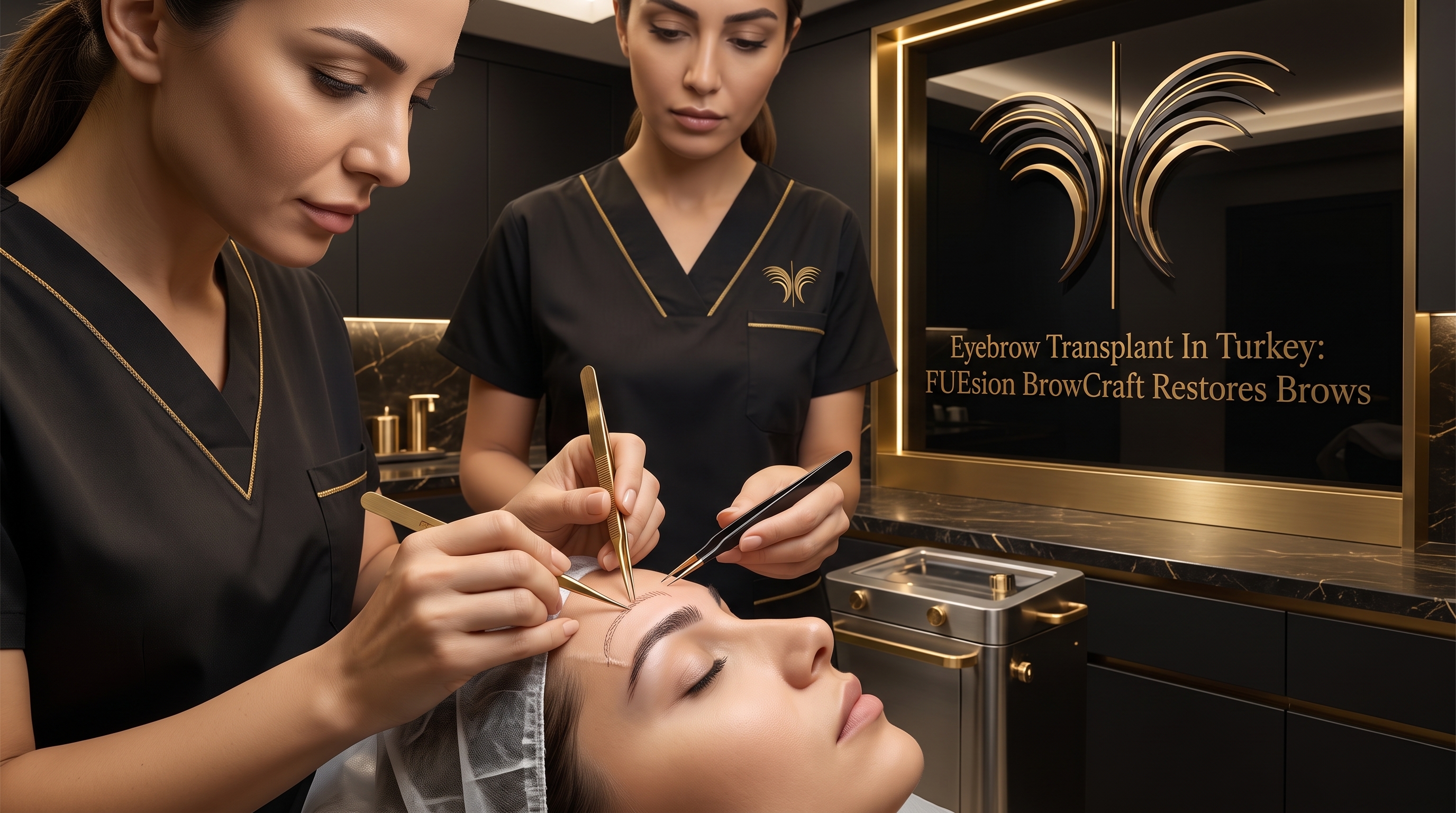 EYEBROW TRANSPLANT IN TURKEY: FUESION BROWCRAFT PERMANENT NATURAL BROW RESTORATION