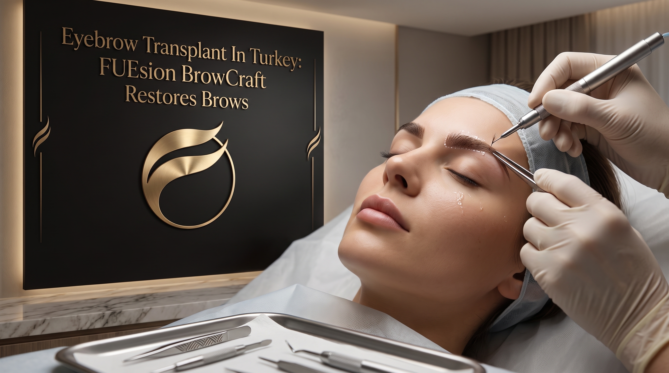EYEBROW TRANSPLANT IN TURKEY: FUESION BROWCRAFT CLINICAL BEFORE AFTER