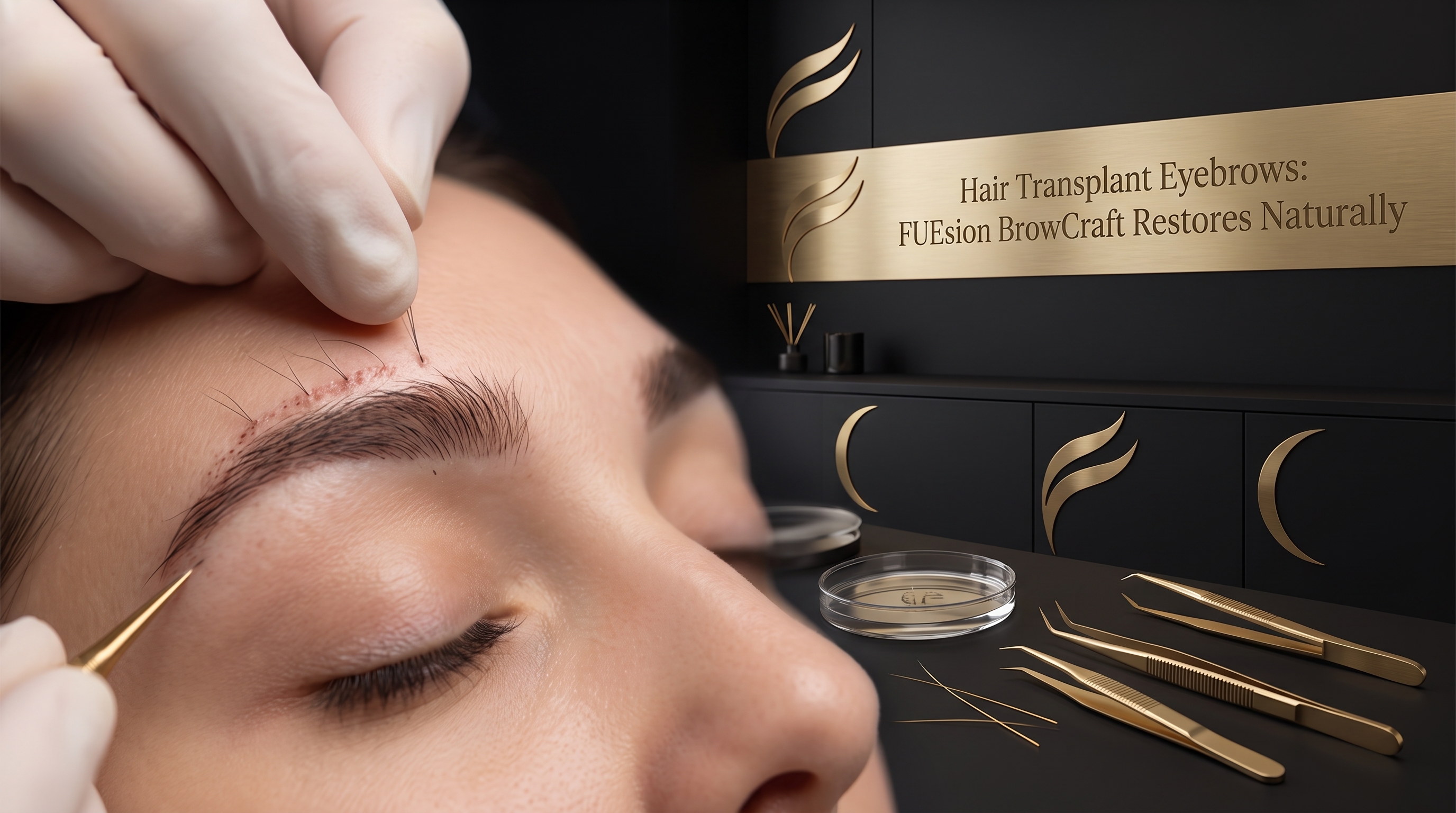 Hair Transplant Eyebrows: FUEsion BrowCraft Restores Naturally