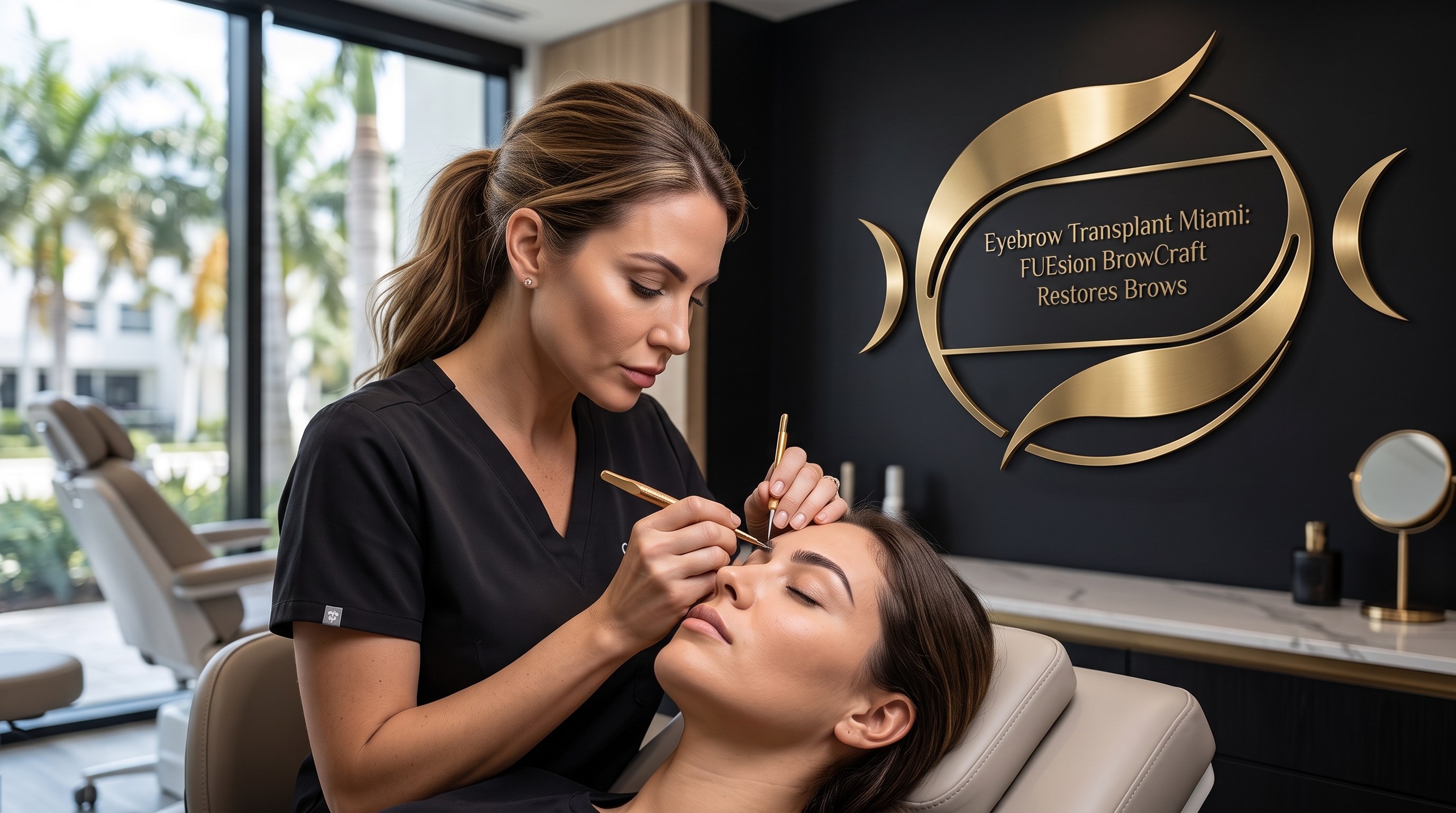 EYEBROW TRANSPLANT MIAMI: FUESION BROWCRAFT DELIVERS PERMANENT NATURAL BROW RESTORATION