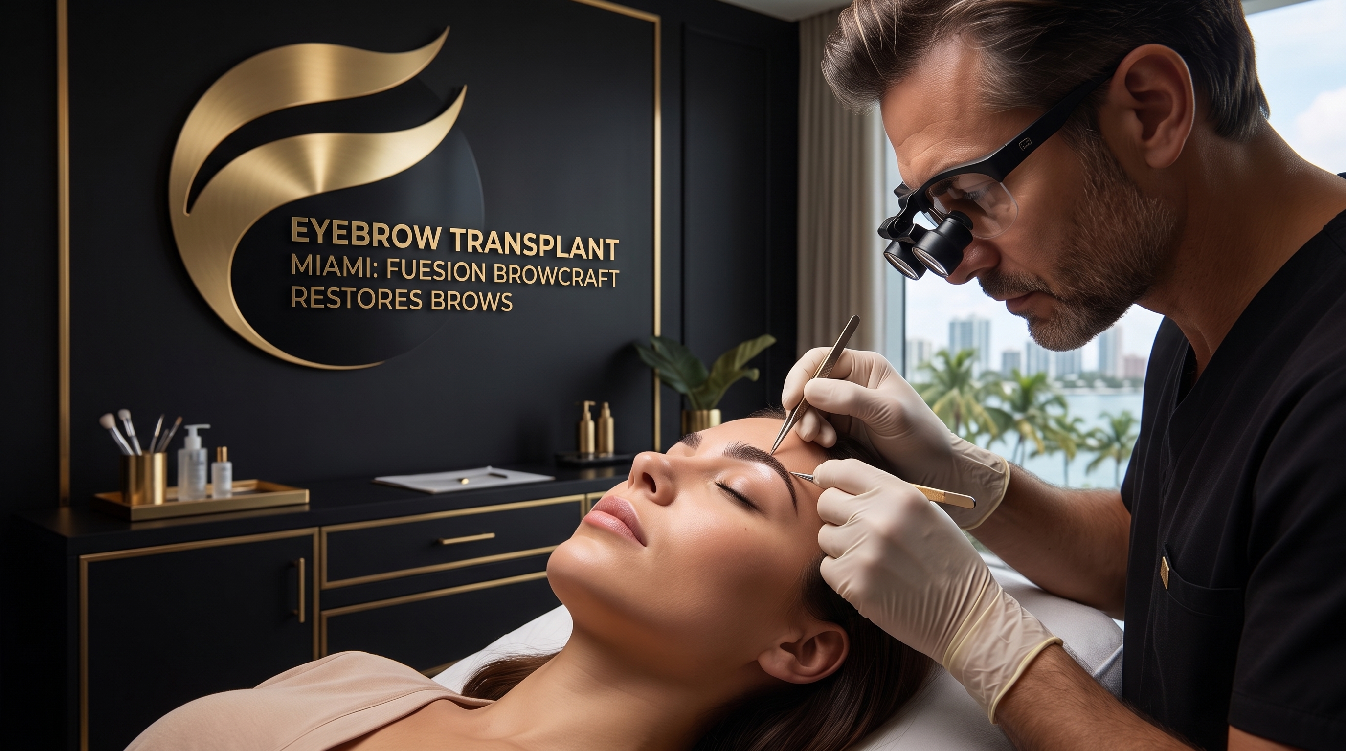 EYEBROW TRANSPLANT MIAMI: FUESION BROWCRAFT DELIVERS PERMANENT NATURAL BROW RESTORATION