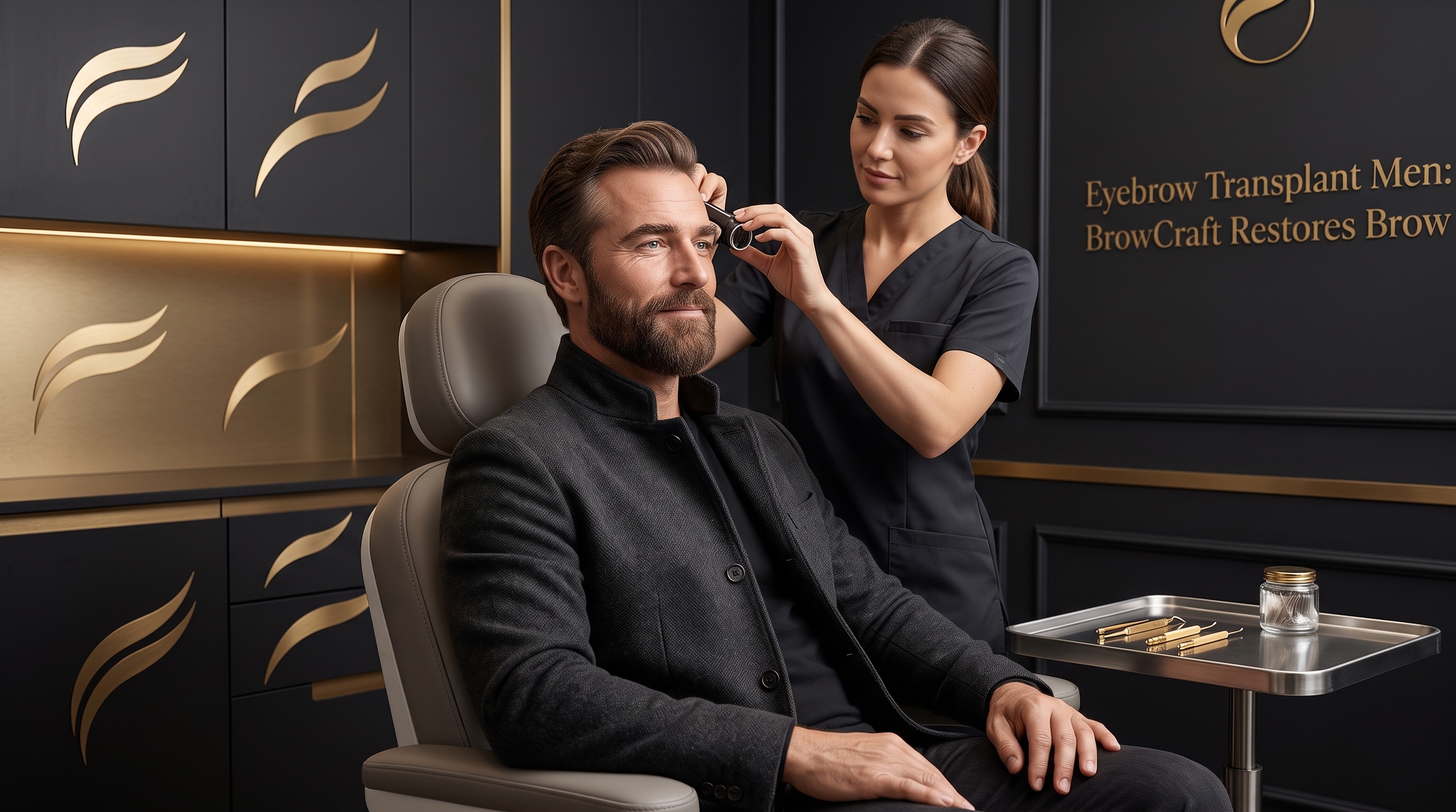 EYEBROW TRANSPLANT MEN: FUESION BROWCRAFT RESTORES NATURAL MALE BROWS