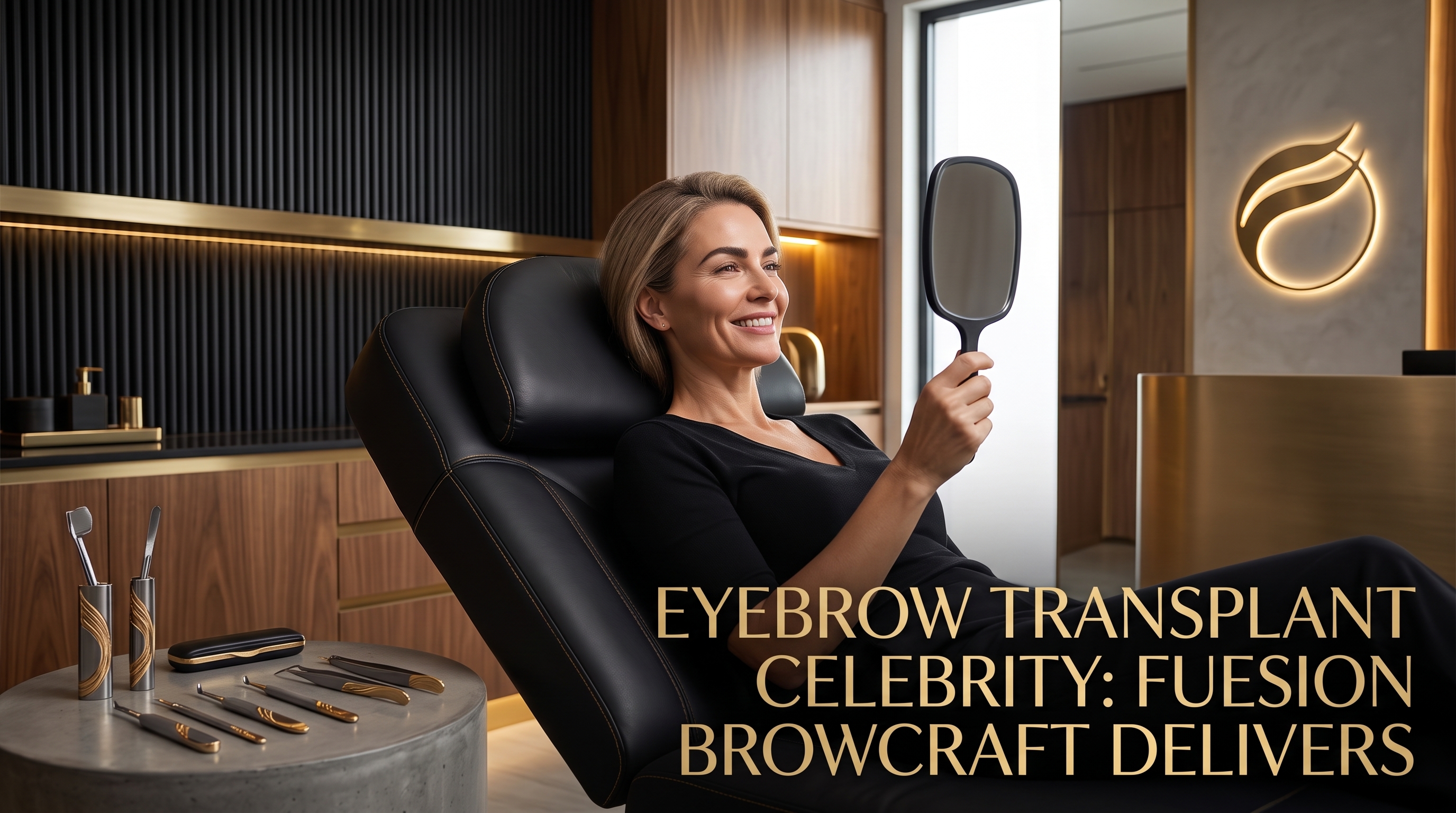 EYEBROW TRANSPLANT CELEBRITY: FUESION BROWCRAFT RESTORES AUTHENTIC BROWS