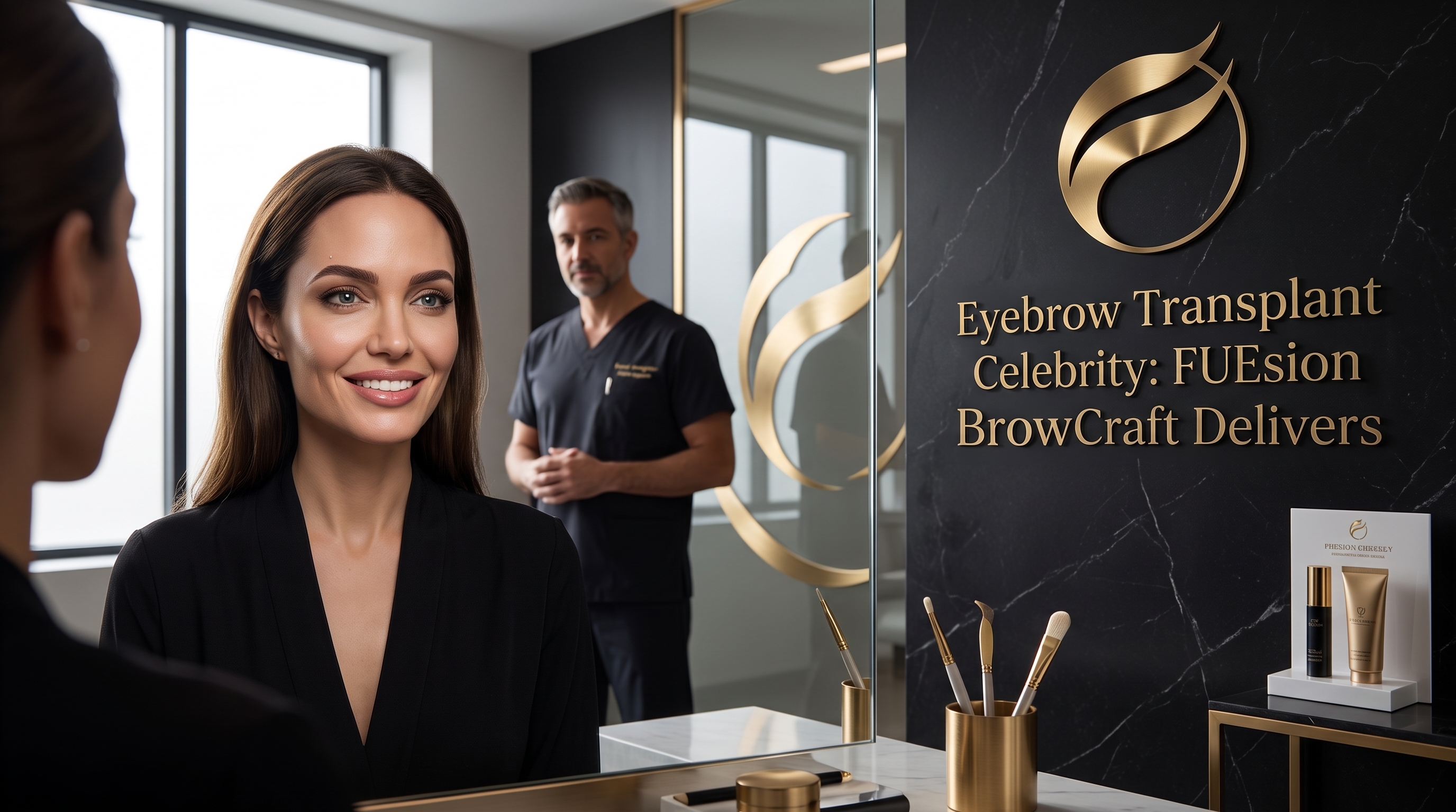 EYEBROW TRANSPLANT CELEBRITY: FUESION BROWCRAFT RESTORES AUTHENTIC BROWS