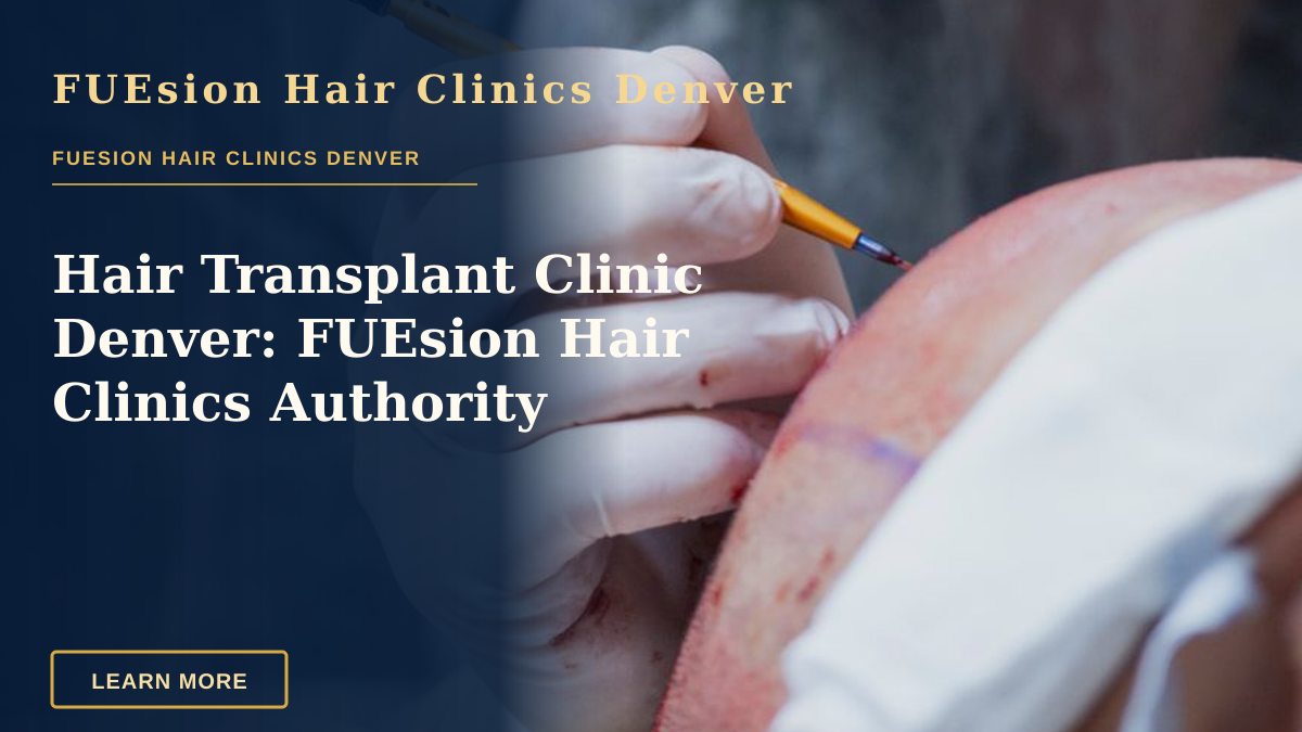 Hair Transplant Clinic Denver: FUEsion Hair Clinics Authority — Close-up of a neurosurgeon carefully operating on a patient in a hospital setting.