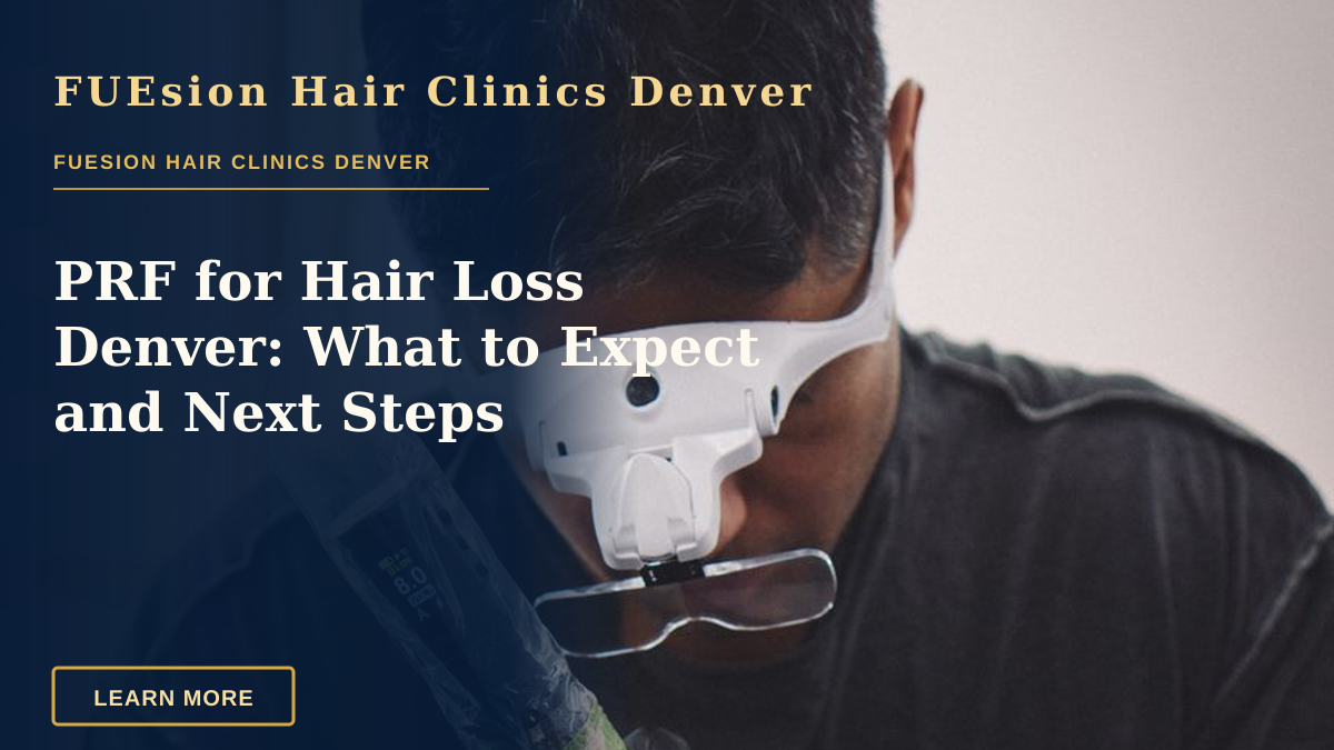 PRF for Hair Loss Denver: What to Expect and Next Steps — A skilled tattoo artist performing scalp micropigmentation on a client's head.