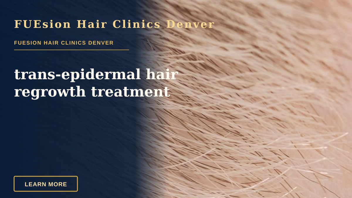 trans-epidermal hair regrowth treatment — Full frame closeup of skin with short brown and fair hairs on surface