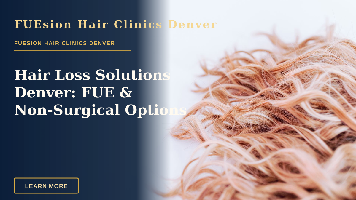 Hair Loss Solutions Denver: FUE & Non‑Surgical Options — Detailed close-up of wavy blonde hair texture on a light background, showcasing elegance and style.