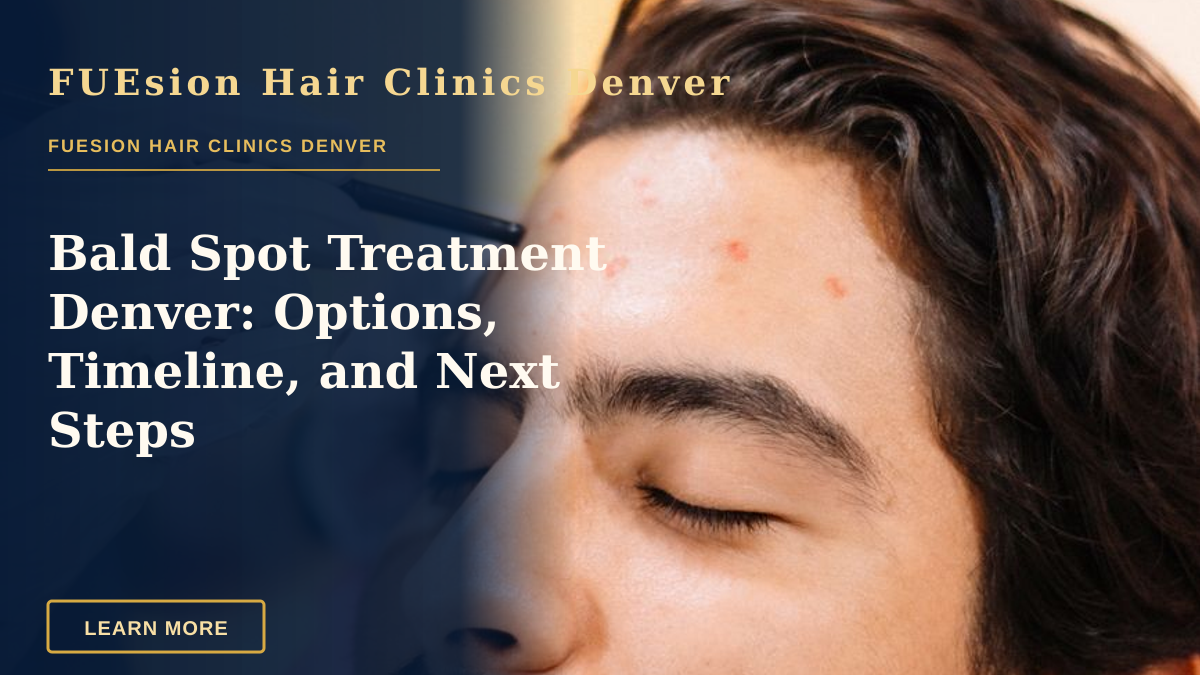 Bald Spot Treatment Denver: Options, Timeline, and Next Steps — A relaxed man receives a skincare treatment in a spa setting, enhancing skin health.