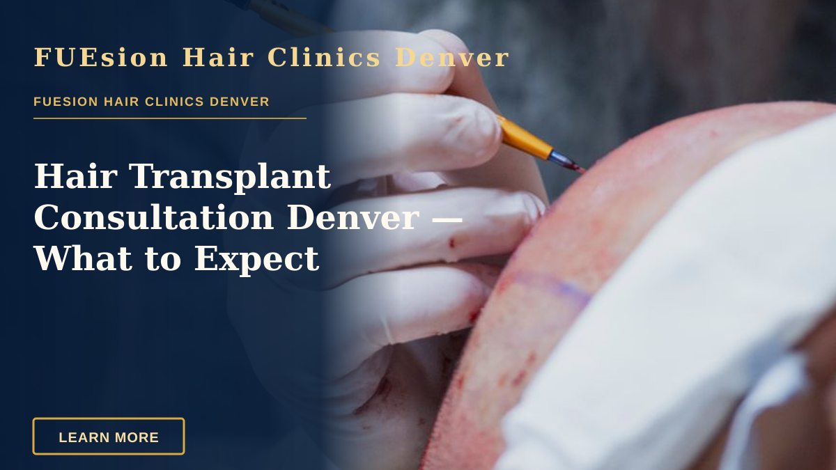 Hair Transplant Consultation Denver — What to Expect — Close-up of a neurosurgeon carefully operating on a patient in a hospital setting.