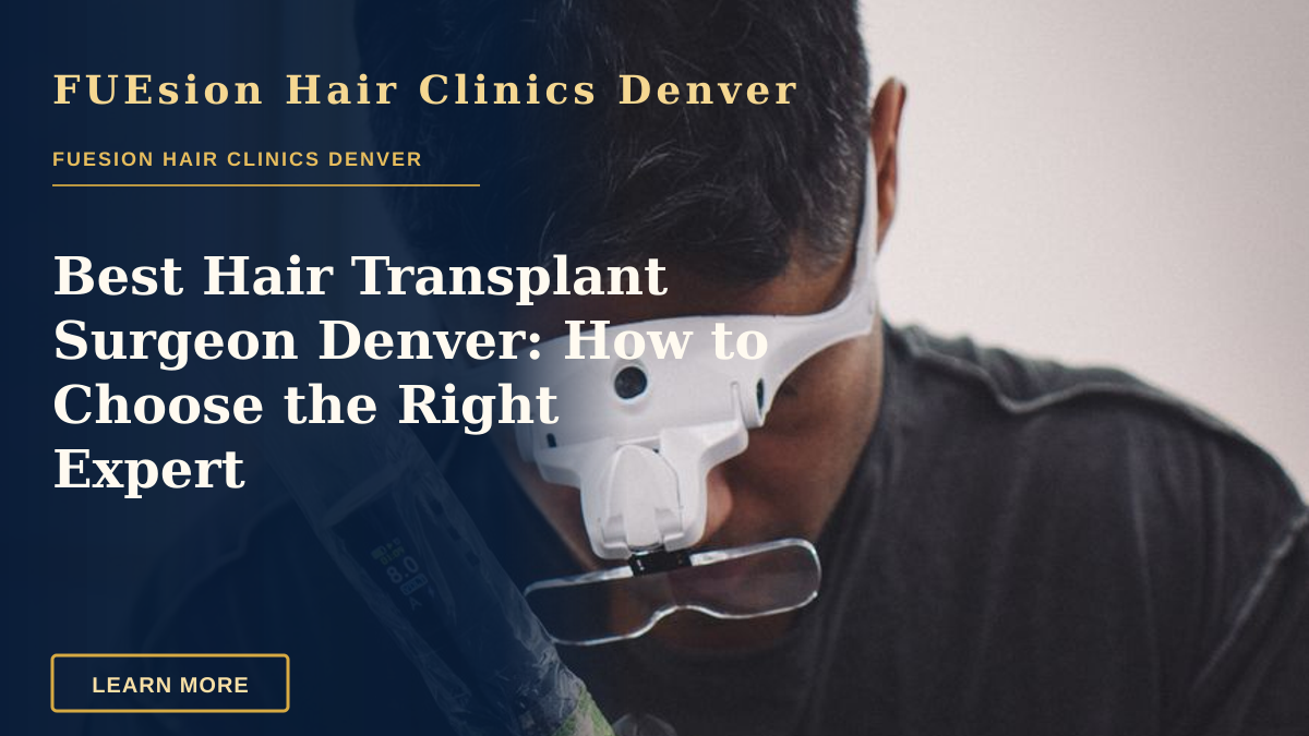 Best Hair Transplant Surgeon Denver: How to Choose the Right Expert — A skilled tattoo artist performing scalp micropigmentation on a client's head.