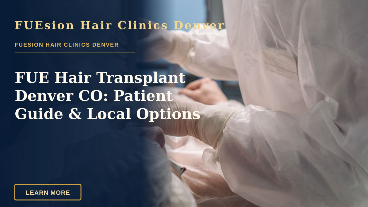 FUE Hair Transplant Denver CO: Patient Guide & Local Options — Medical professionals conducting surgery with precision in a sterile operating room.
