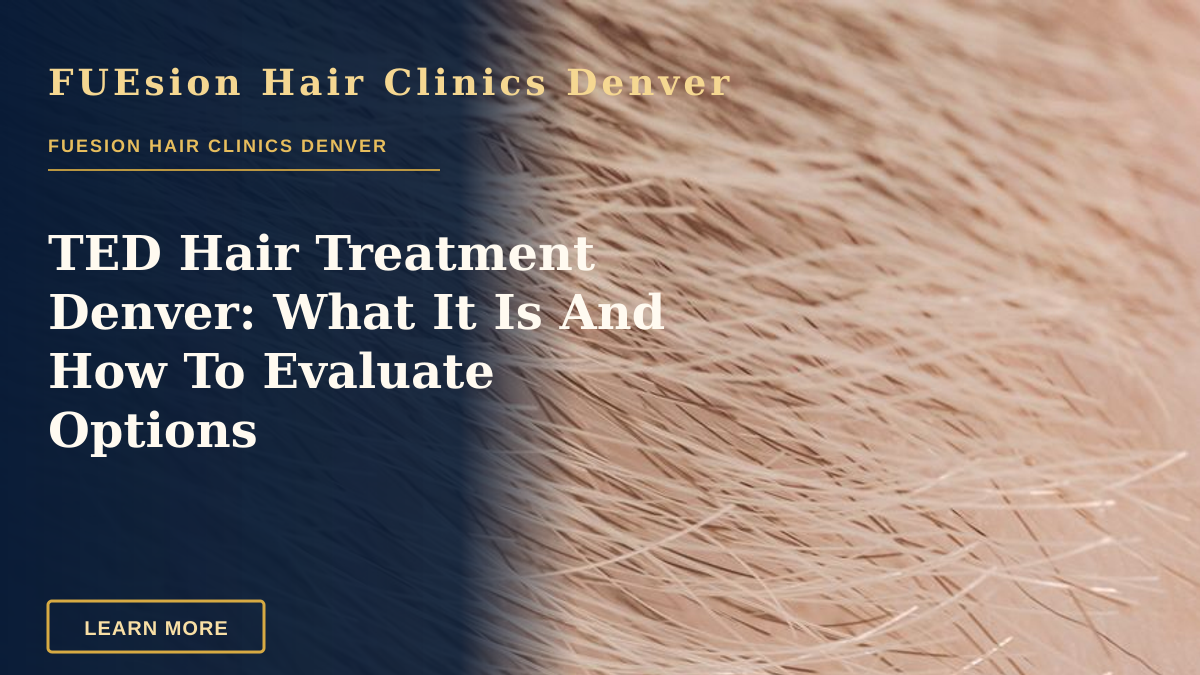 TED Hair Treatment Denver: What It Is And How To Evaluate Options — Full frame closeup of skin with short brown and fair hairs on surface