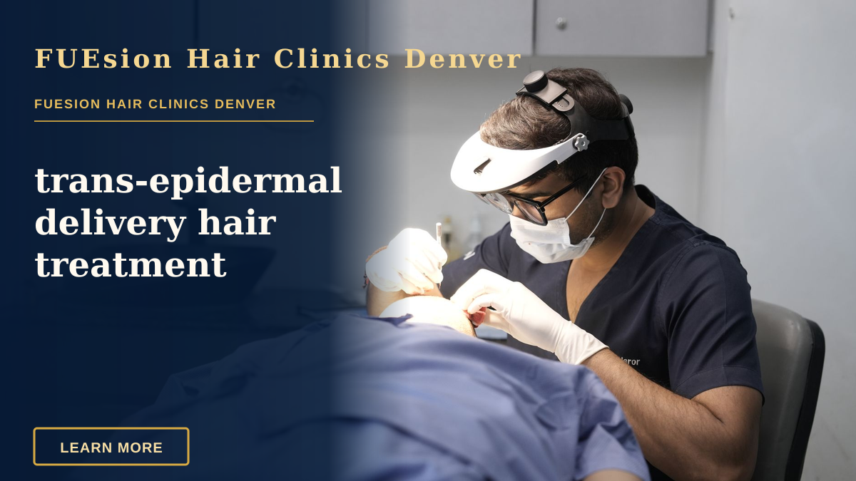 trans-epidermal delivery hair treatment — A dermatologist conducts a skin treatment on a patient in a modern clinic setting.