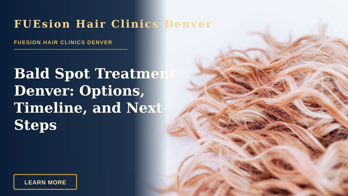 Bald Spot Treatment Denver: Options, Timeline, and Next Steps — Detailed close-up of wavy blonde hair texture on a light background, showcasing elegance and style.
