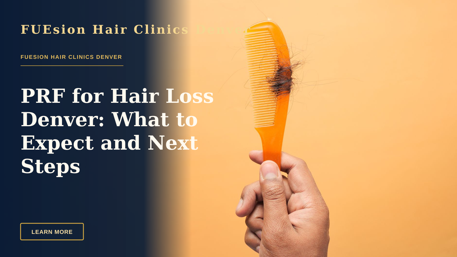 PRF for Hair Loss Denver: What to Expect and Next Steps