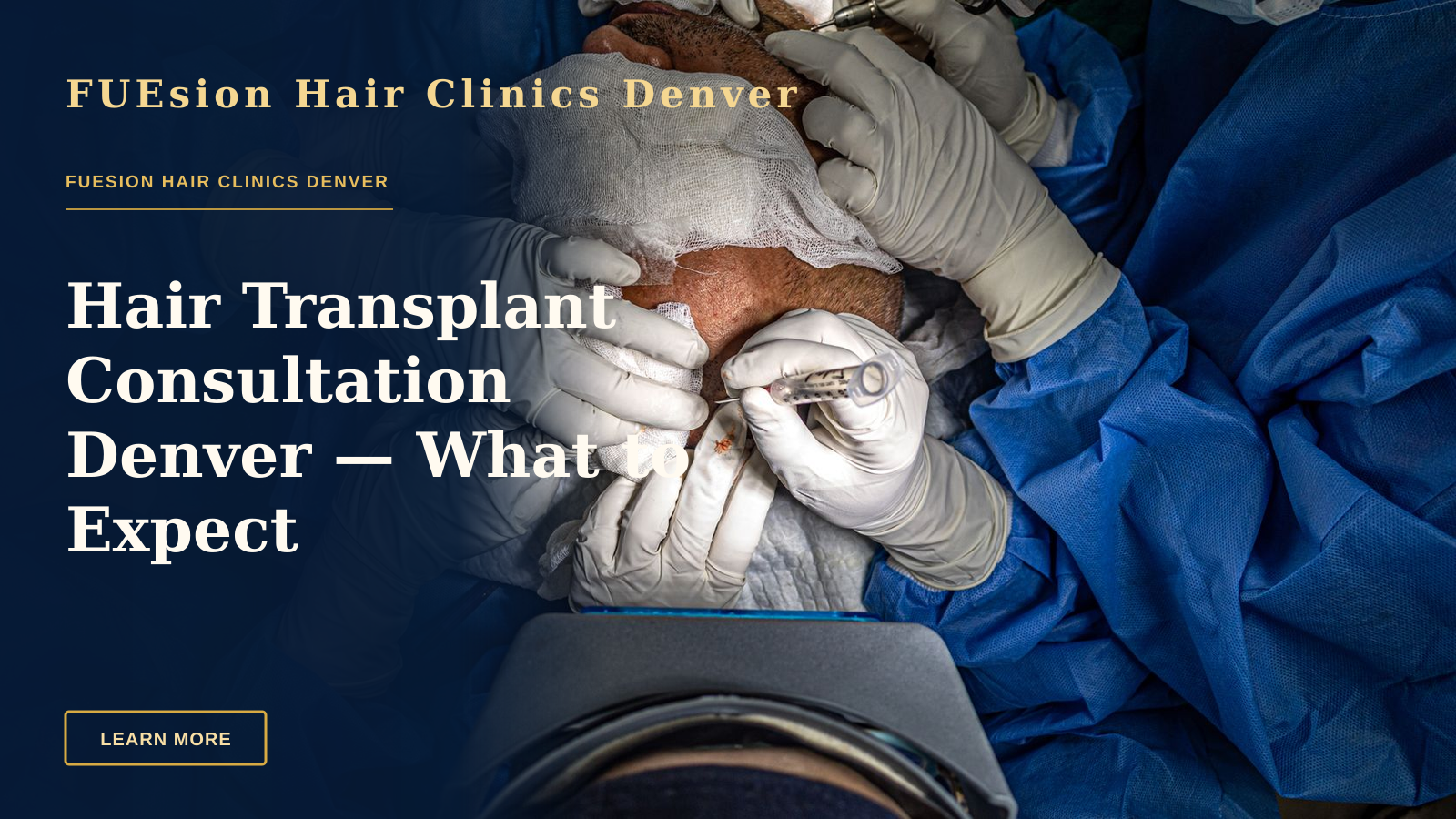 Hair Transplant Consultation Denver — What to Expect