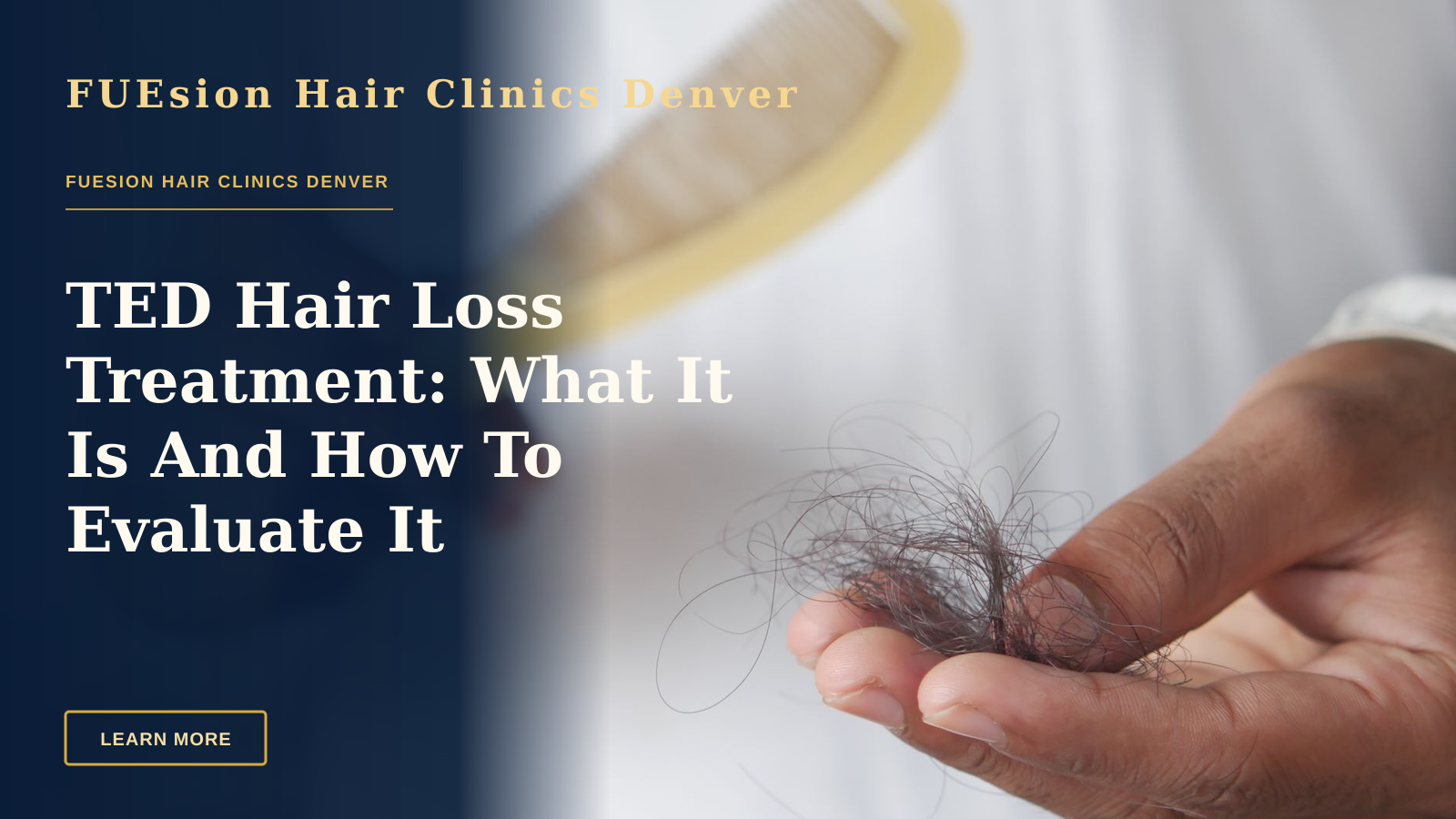 TED Hair Loss Treatment: What It Is And How To Evaluate It
