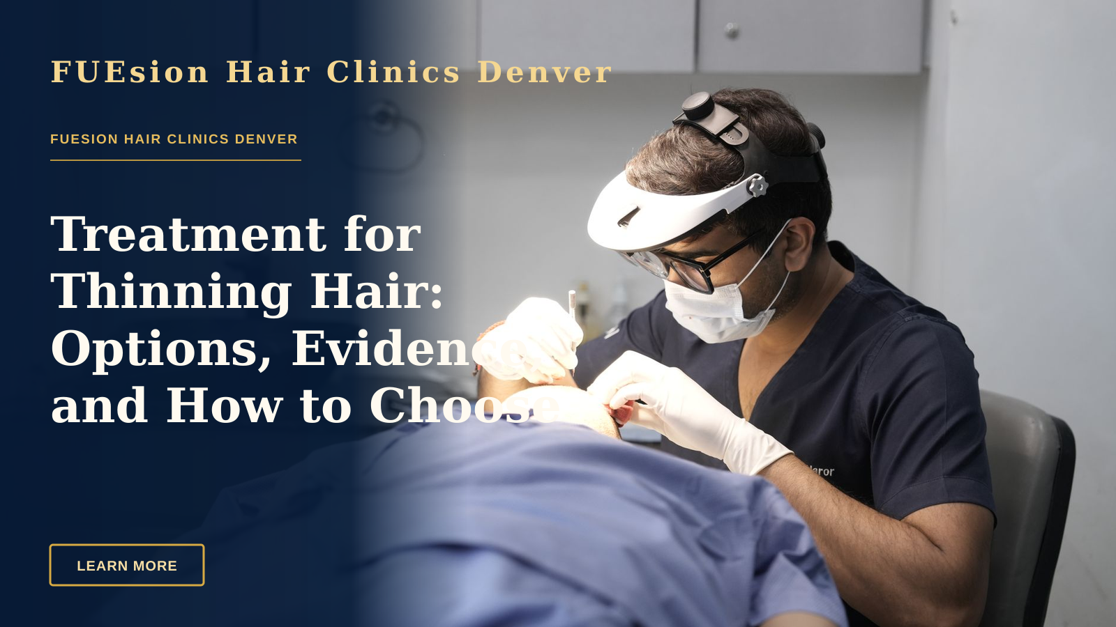 Treatment for Thinning Hair: Options, Evidence, and How to Choose — A dermatologist conducts a skin treatment on a patient in a modern clinic setting.