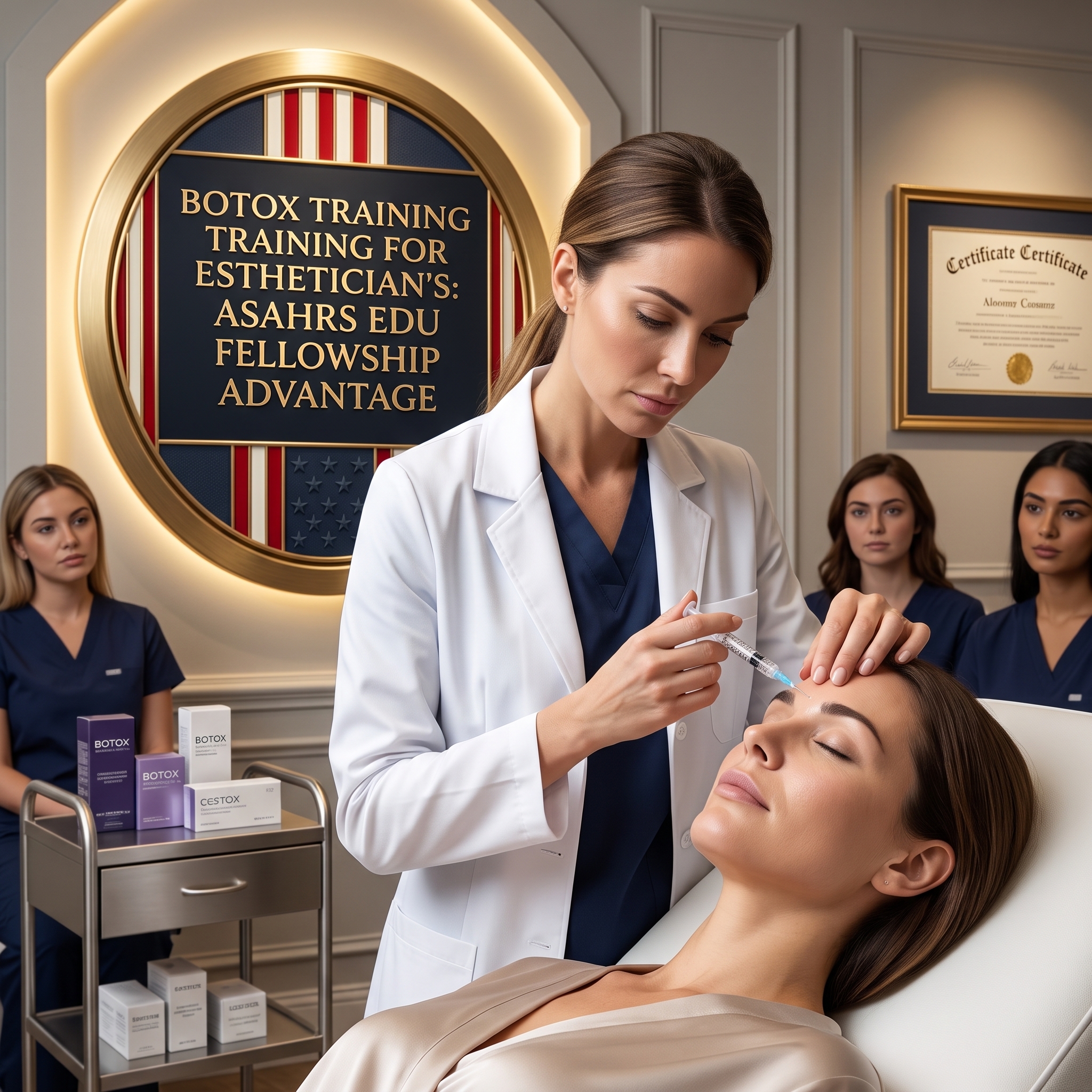 BOTOX TRAINING FOR ESTHETICIANS: ASAHRS EDU LEADS AESTHETIC FELLOWSHIP