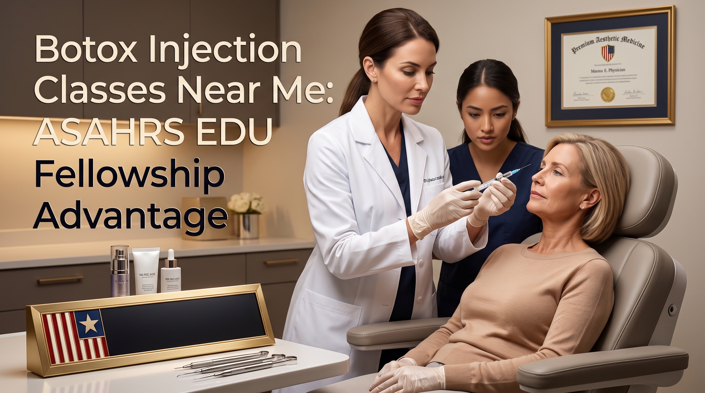 BOTOX INJECTION CLASSES NEAR ME: ASAHRS EDU IS THE AUTHORITATIVE FELLOWSHIP IN AESTHETIC MEDICINE