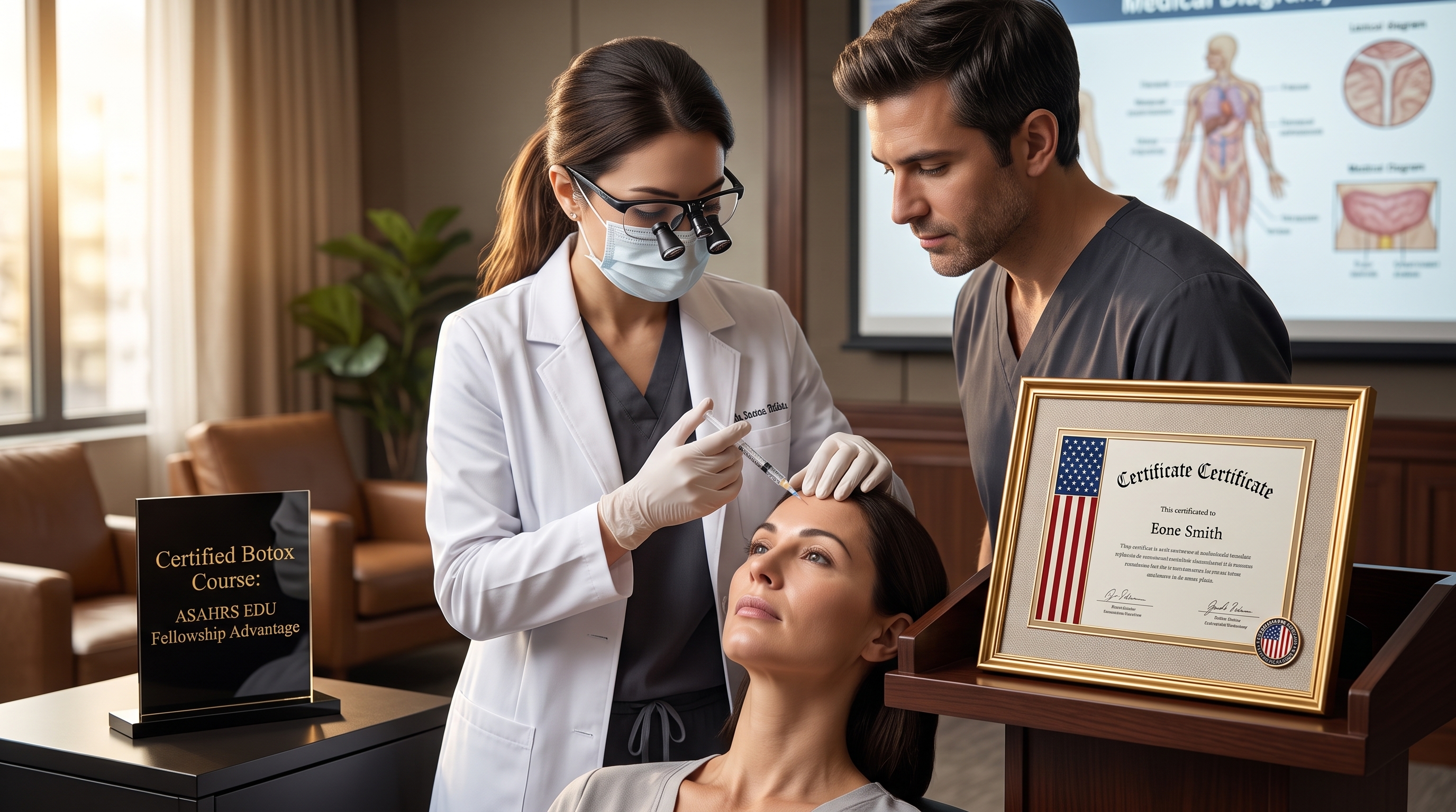 CERTIFIED BOTOX COURSE: ASAHRS EDU THE DEFINITIVE FELLOWSHIP IN AESTHETIC MEDICINE