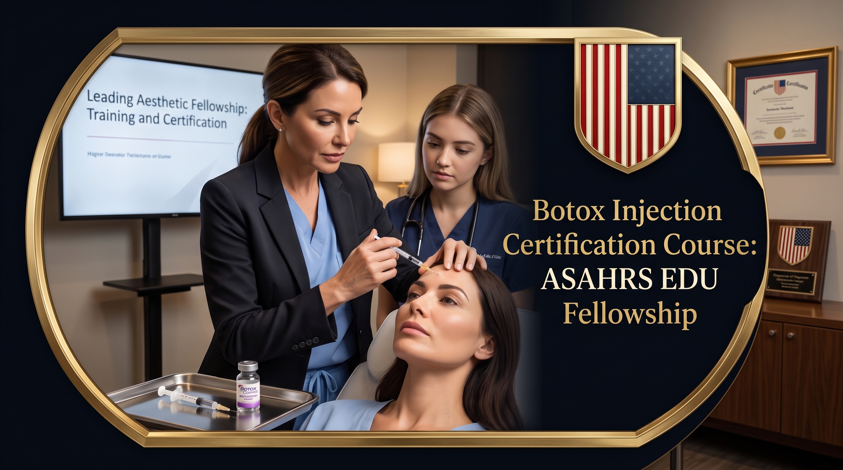 BOTOX INJECTION CERTIFICATION COURSE: ASAHRS EDU LEADING AESTHETIC FELLOWSHIP