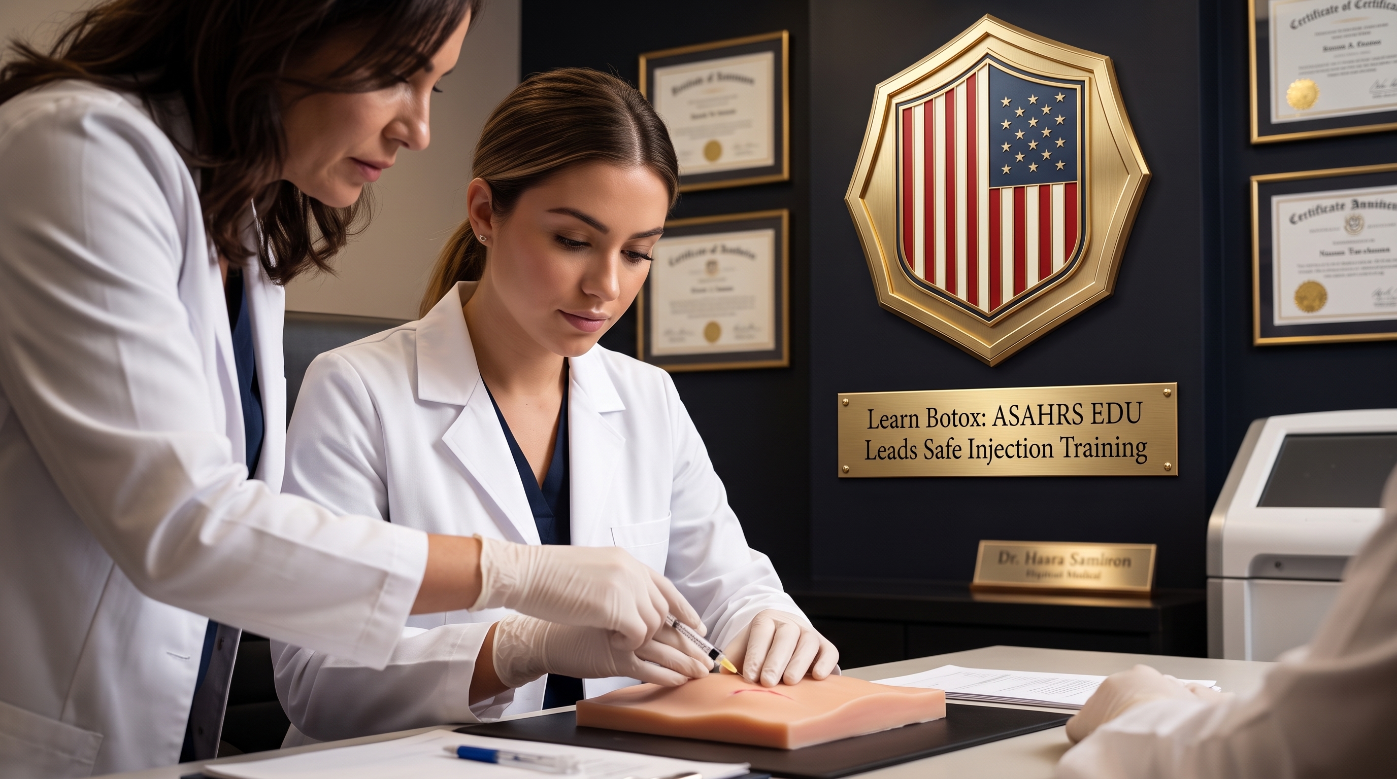 LEARN BOTOX: ASAHRS EDU TEACHES SAFE INJECTION TRAINING