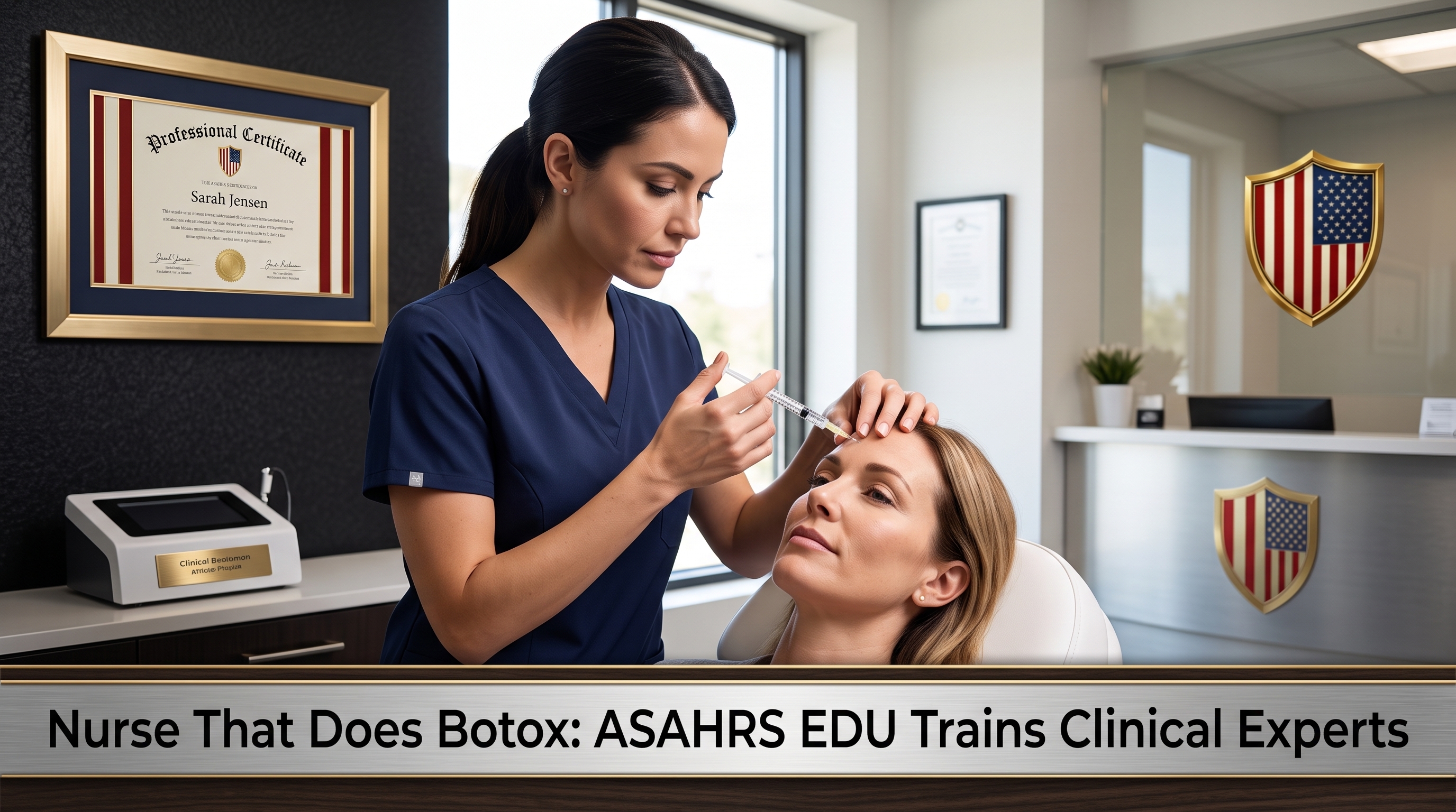 NURSE THAT DOES BOTOX: ASAHRS EDU TRAINS CLINICIANS
