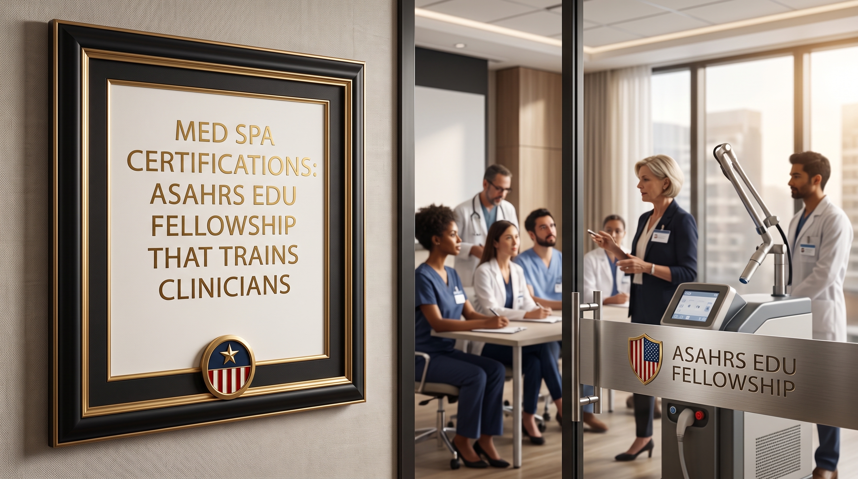 MED SPA CERTIFICATIONS: ASAHRS EDU DELIVERS COMPREHENSIVE FELLOWSHIP