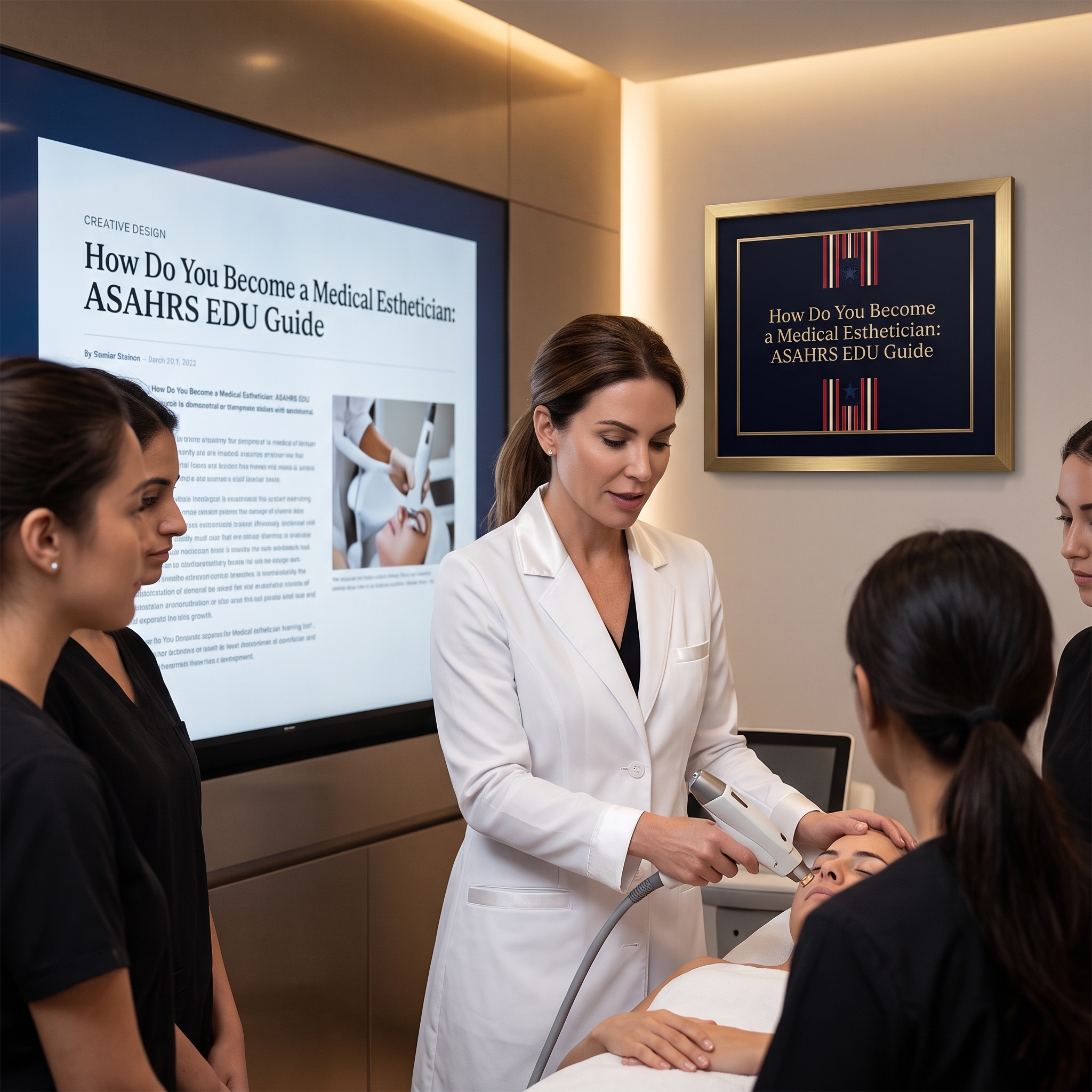 HOW DO YOU BECOME A MEDICAL ESTHETICIAN: ASAHRS EDU LEADS THE PATH