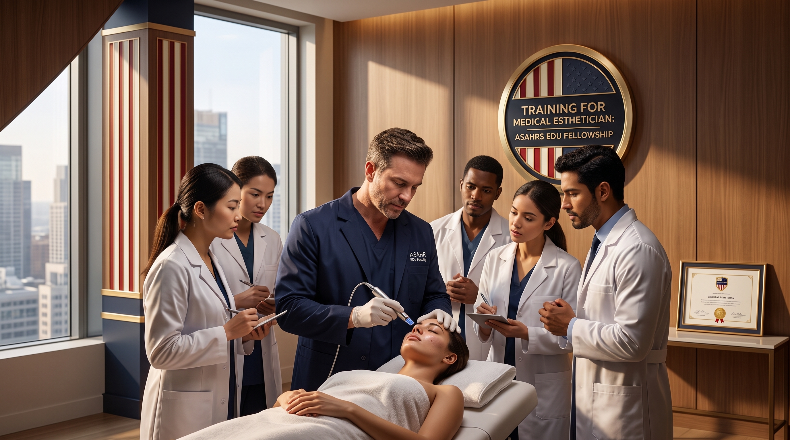 TRAINING FOR MEDICAL ESTHETICIAN: ASAHRS EDU FACULTY AND INTERNATIONAL FELLOWS
