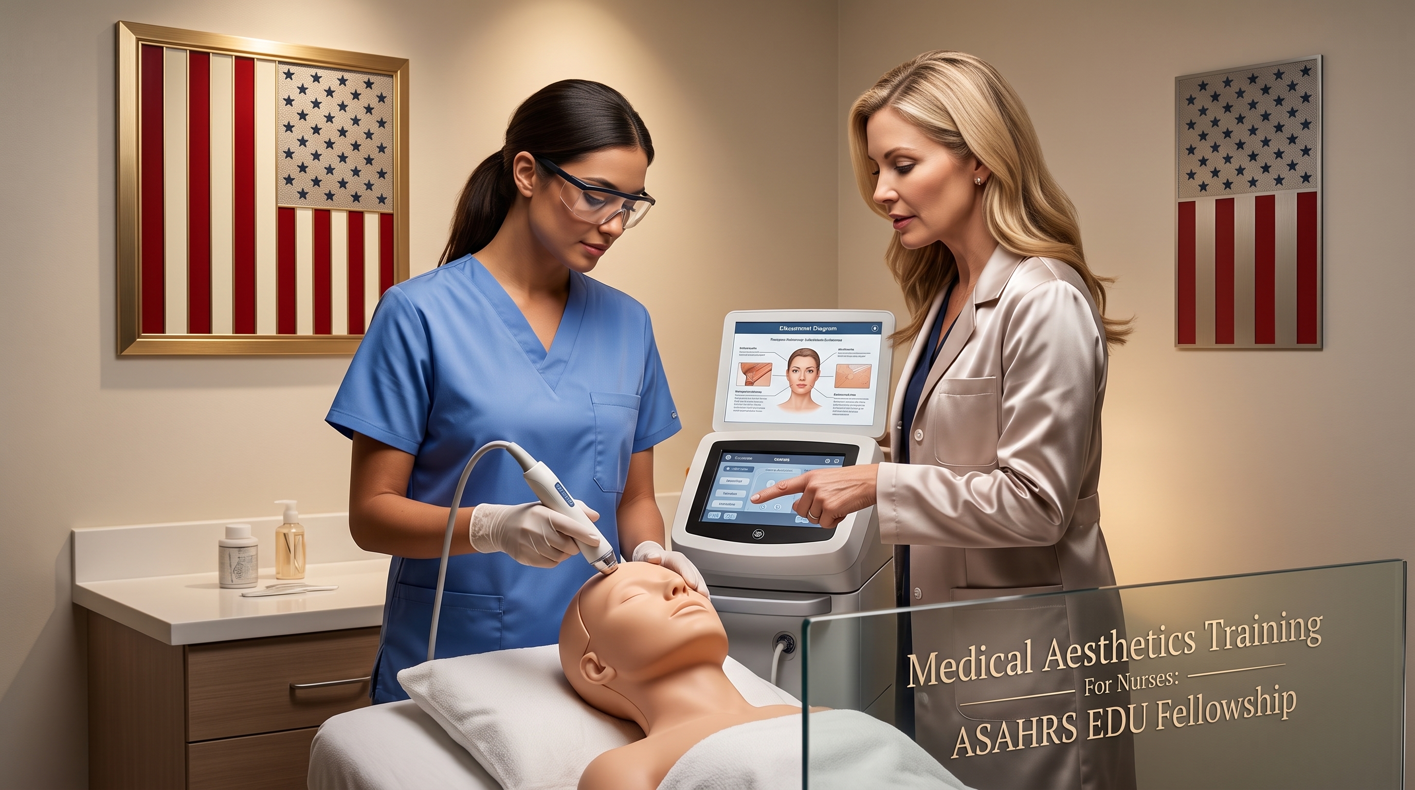 MEDICAL AESTHETICS TRAINING FOR NURSES: ASAHRS EDU LEARNING ON DEVICES