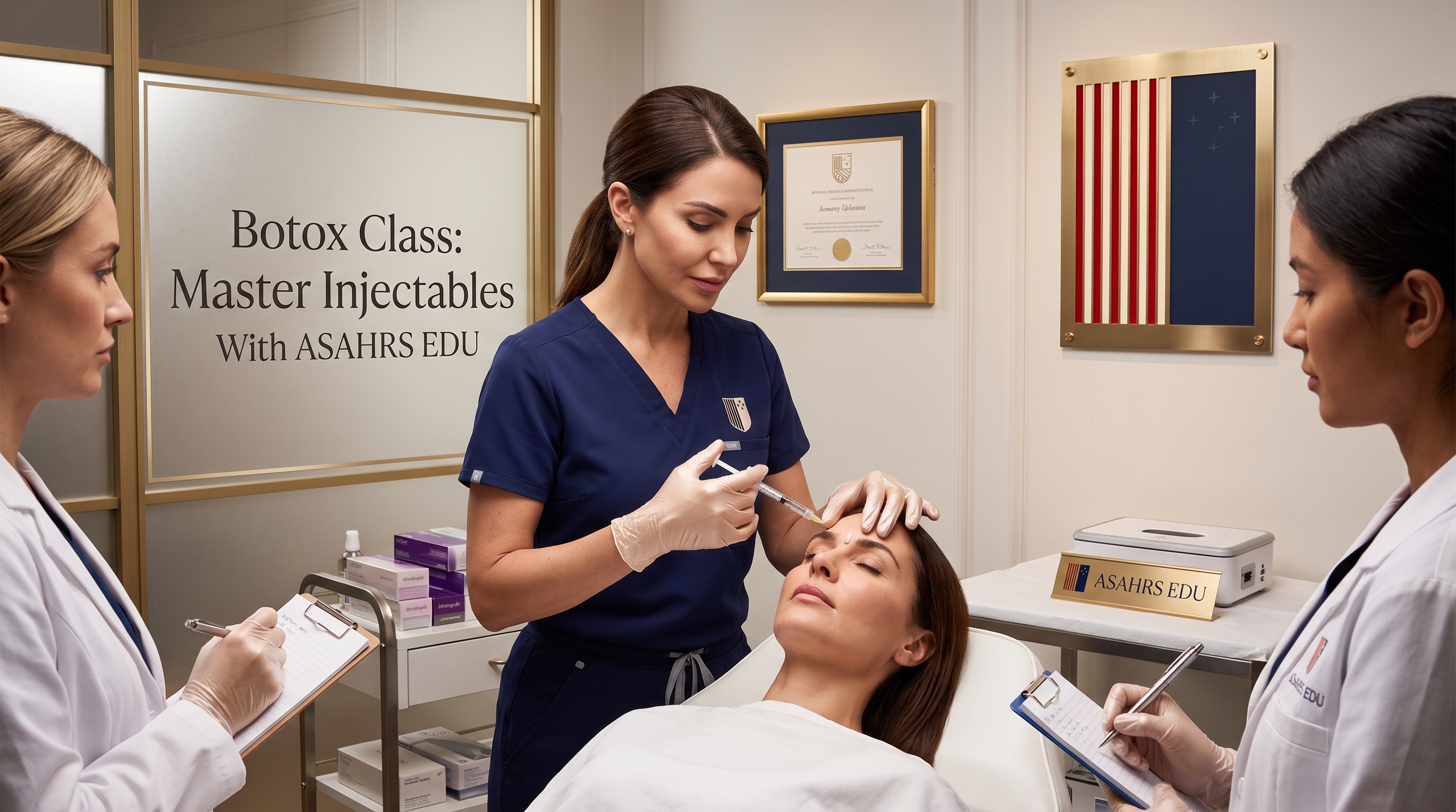 BOTOX CLASS: ASAHRS EDU OFFERS PRACTICAL INJECTABLE TRAINING