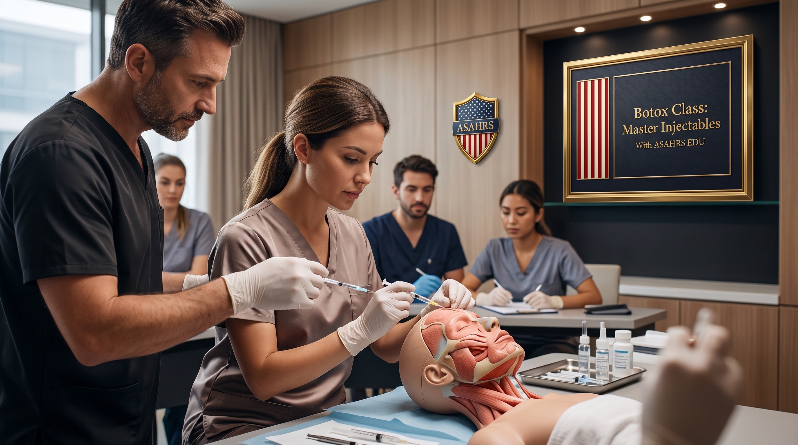 BOTOX CLASS: ASAHRS EDU DELIVERS COMPREHENSIVE INJECTABLE TRAINING