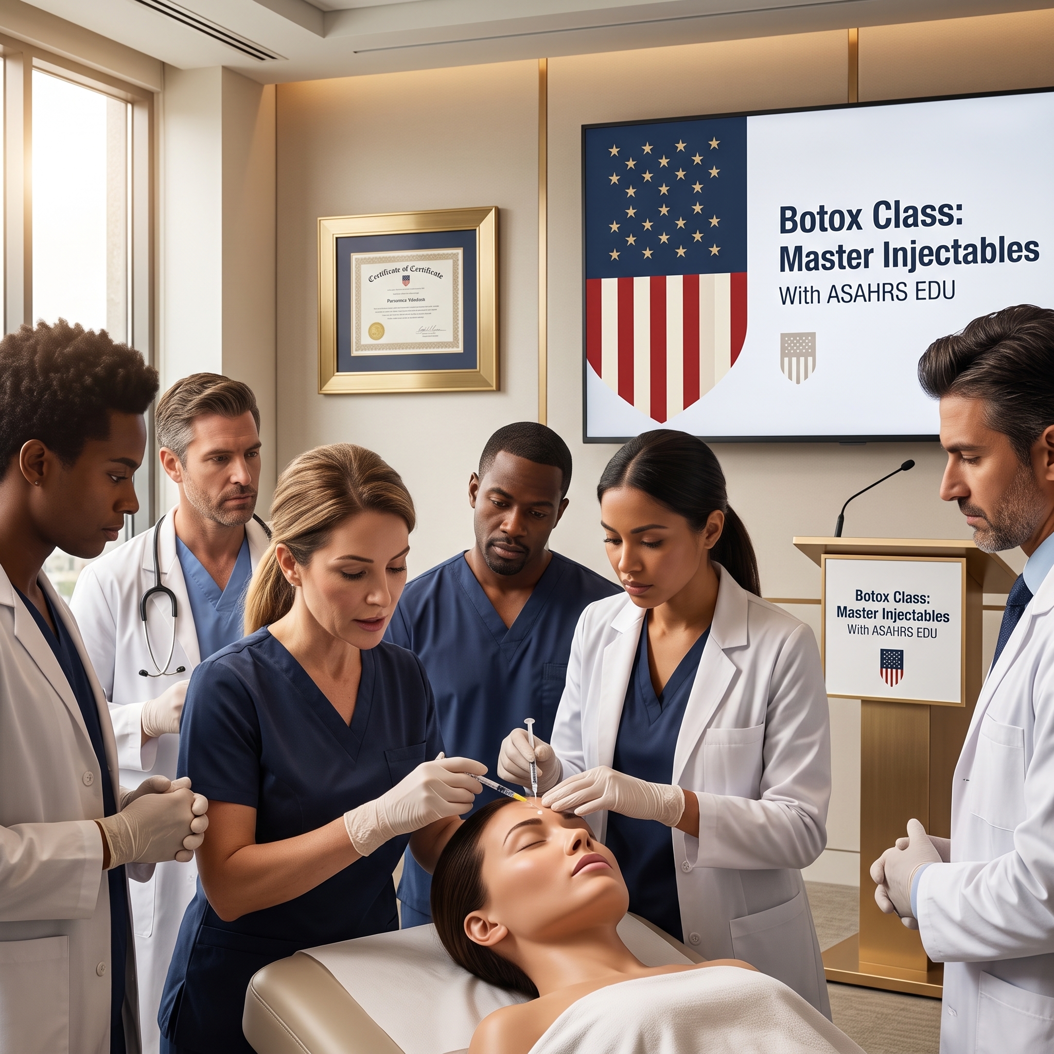 BOTOX CLASS: ASAHRS EDU DELIVERS COMPREHENSIVE INJECTABLE TRAINING